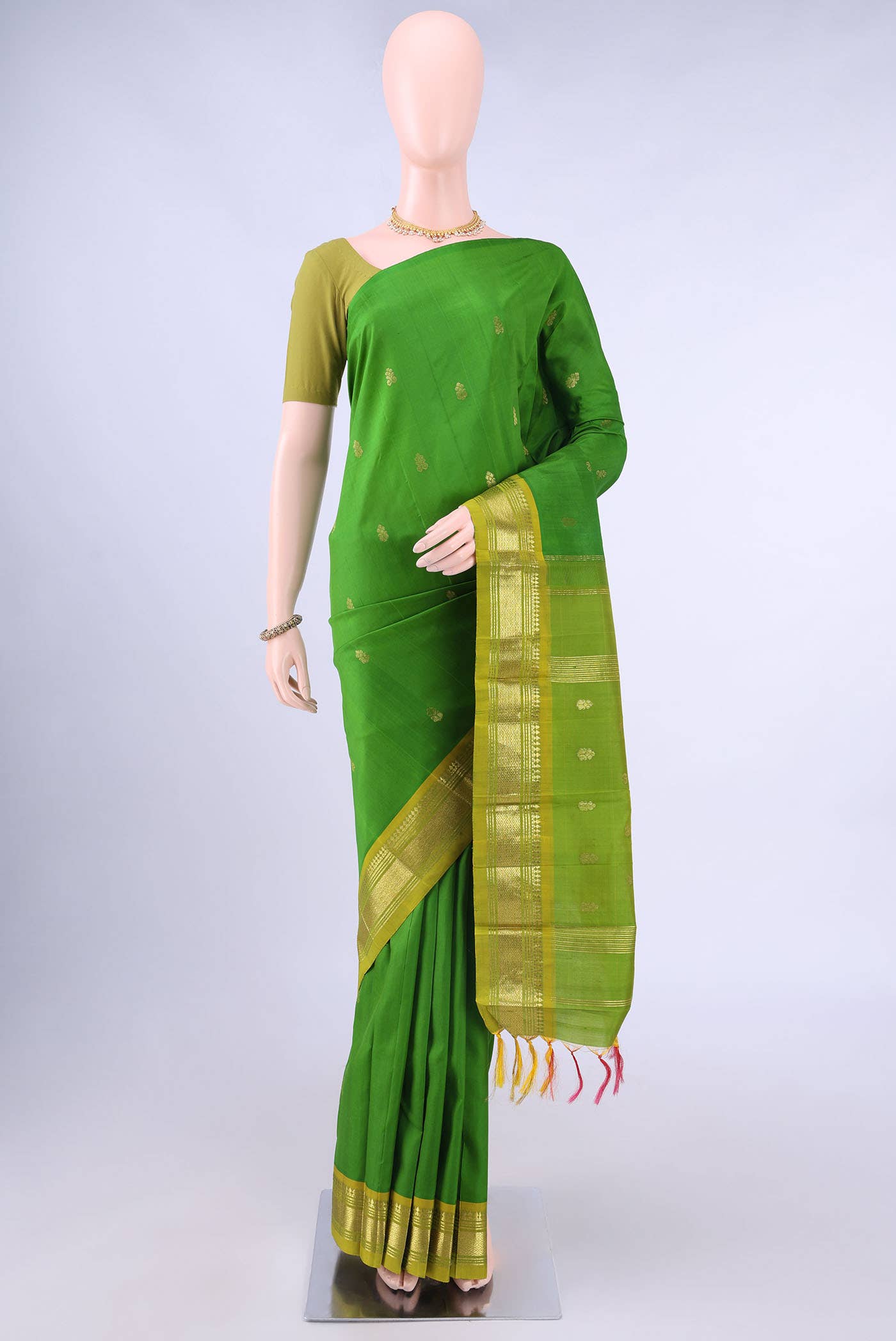 Green Kanchipuram Silk Saree