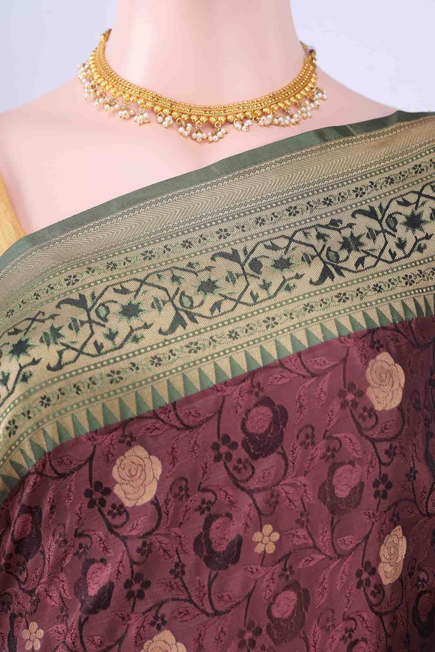 no Dual Tone Soft Silk Saree