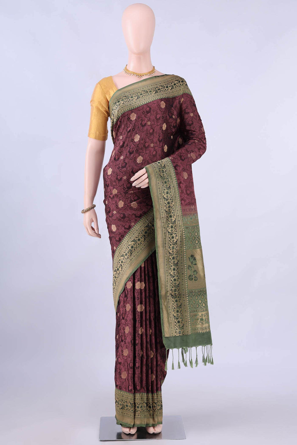 no Dual Tone Soft Silk Saree