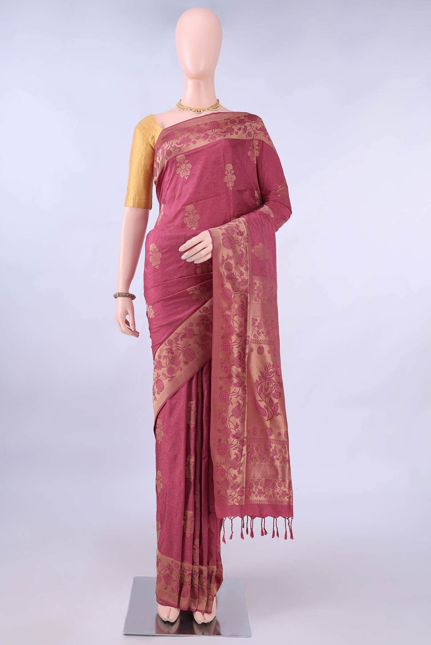 no Dual Tone Soft Silk Saree