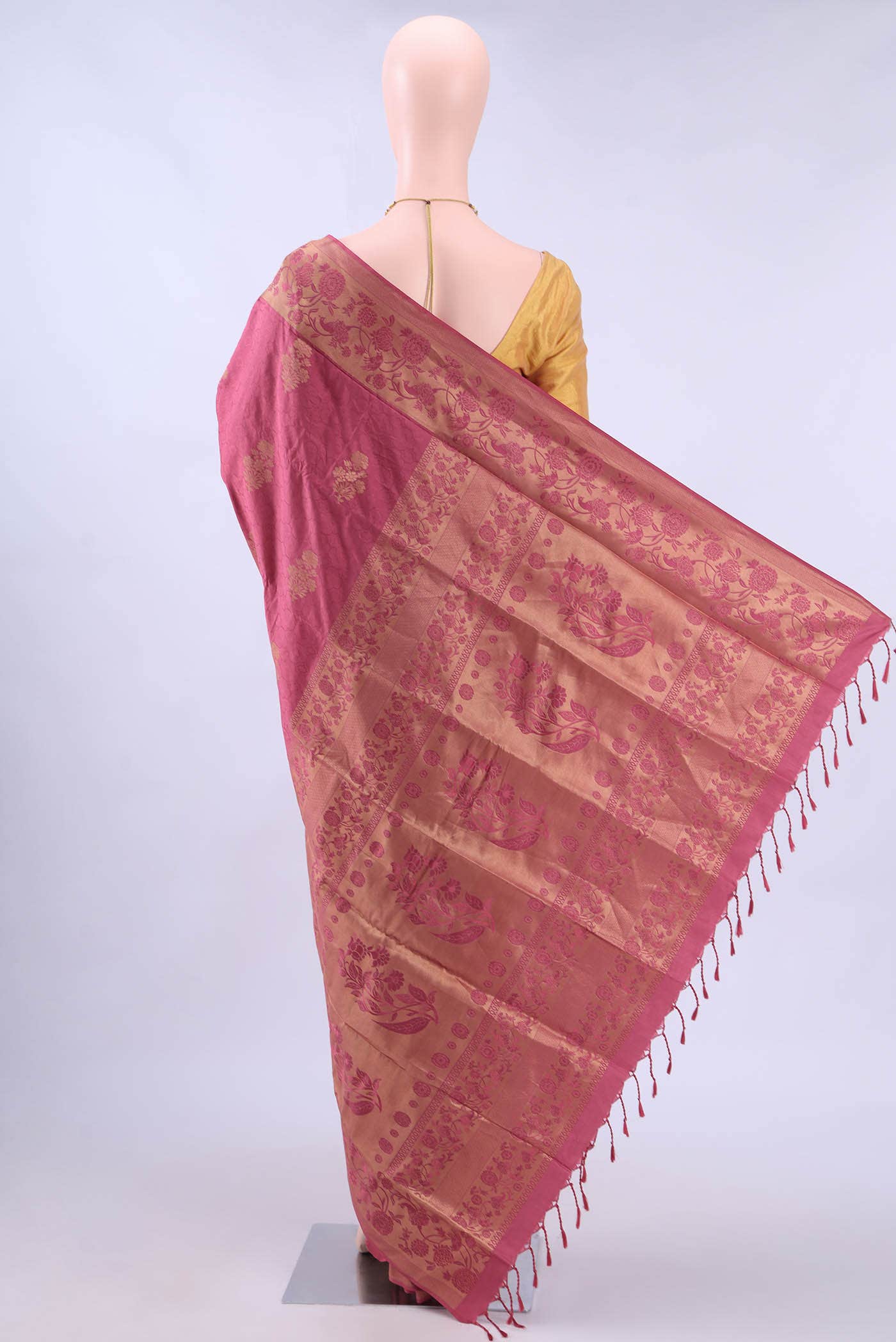 no Dual Tone Soft Silk Saree