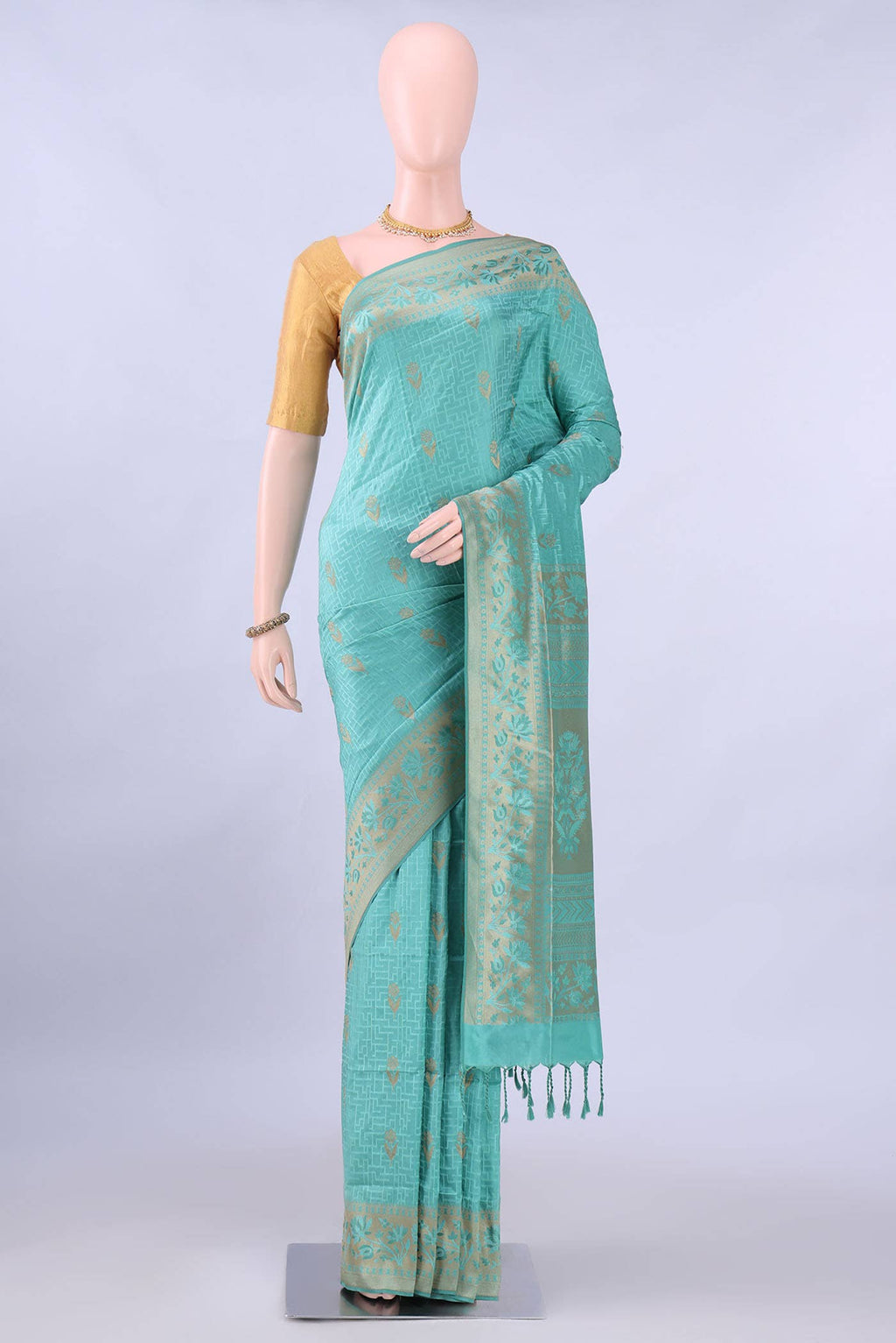 Light Green Soft Silk Saree