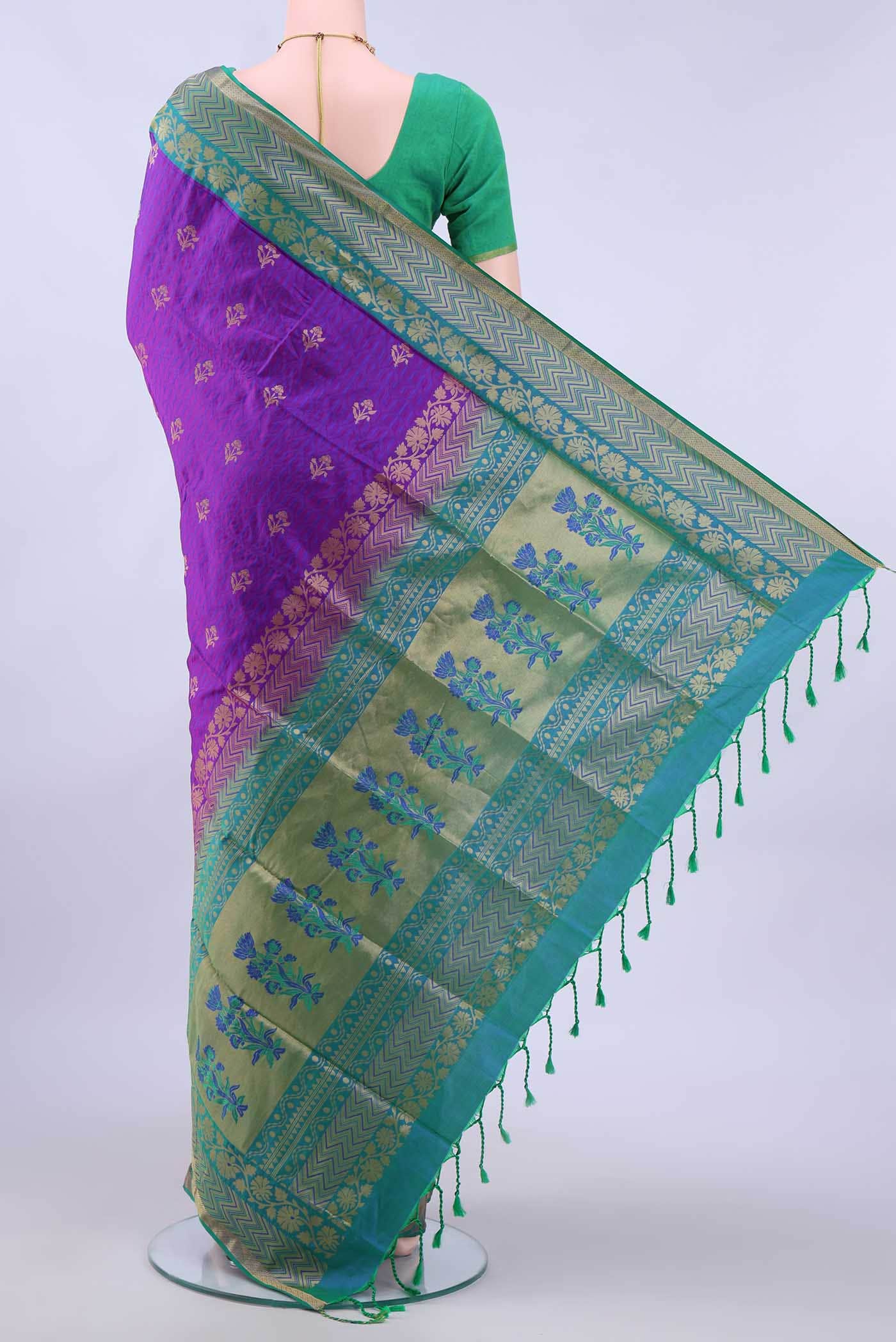 no Dual Tone Soft Silk Saree