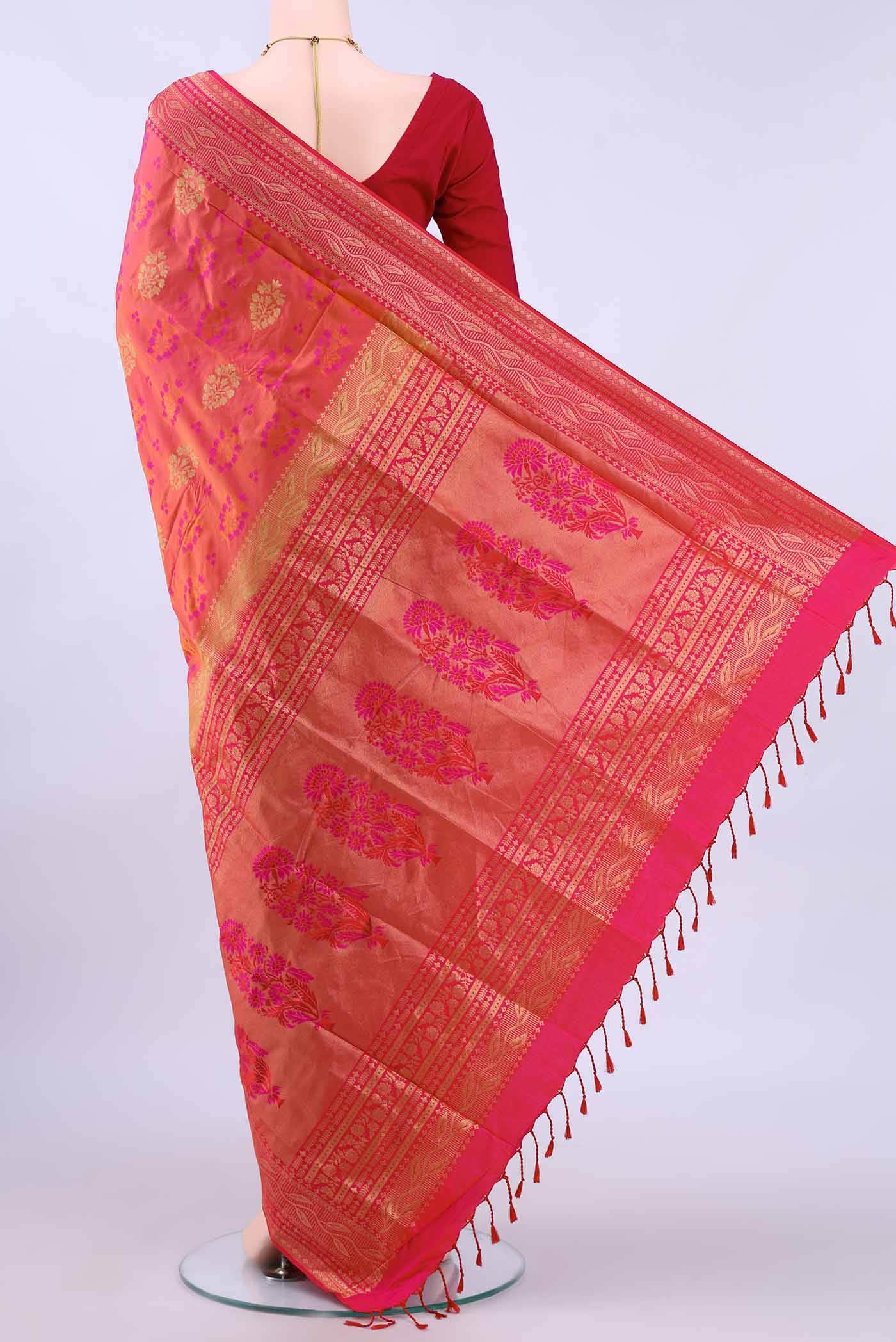 no Dual Tone Soft Silk Saree