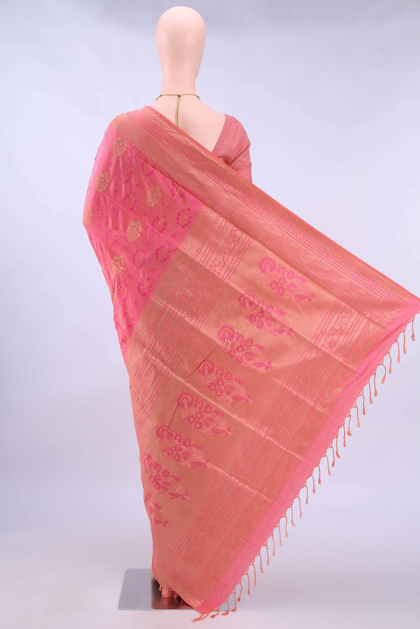 no Dual Tone Soft Silk Saree