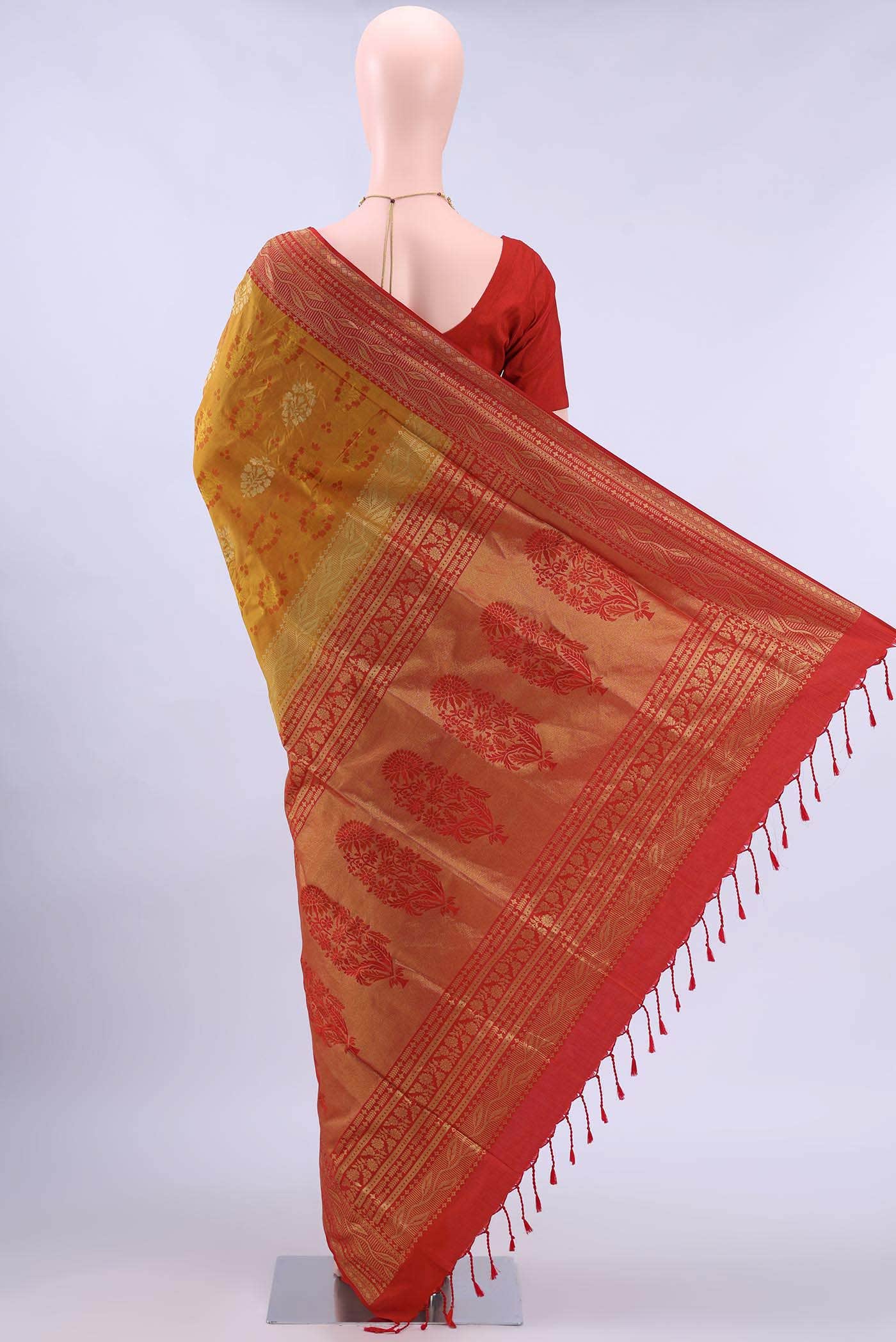 no Dual Tone Soft Silk Saree