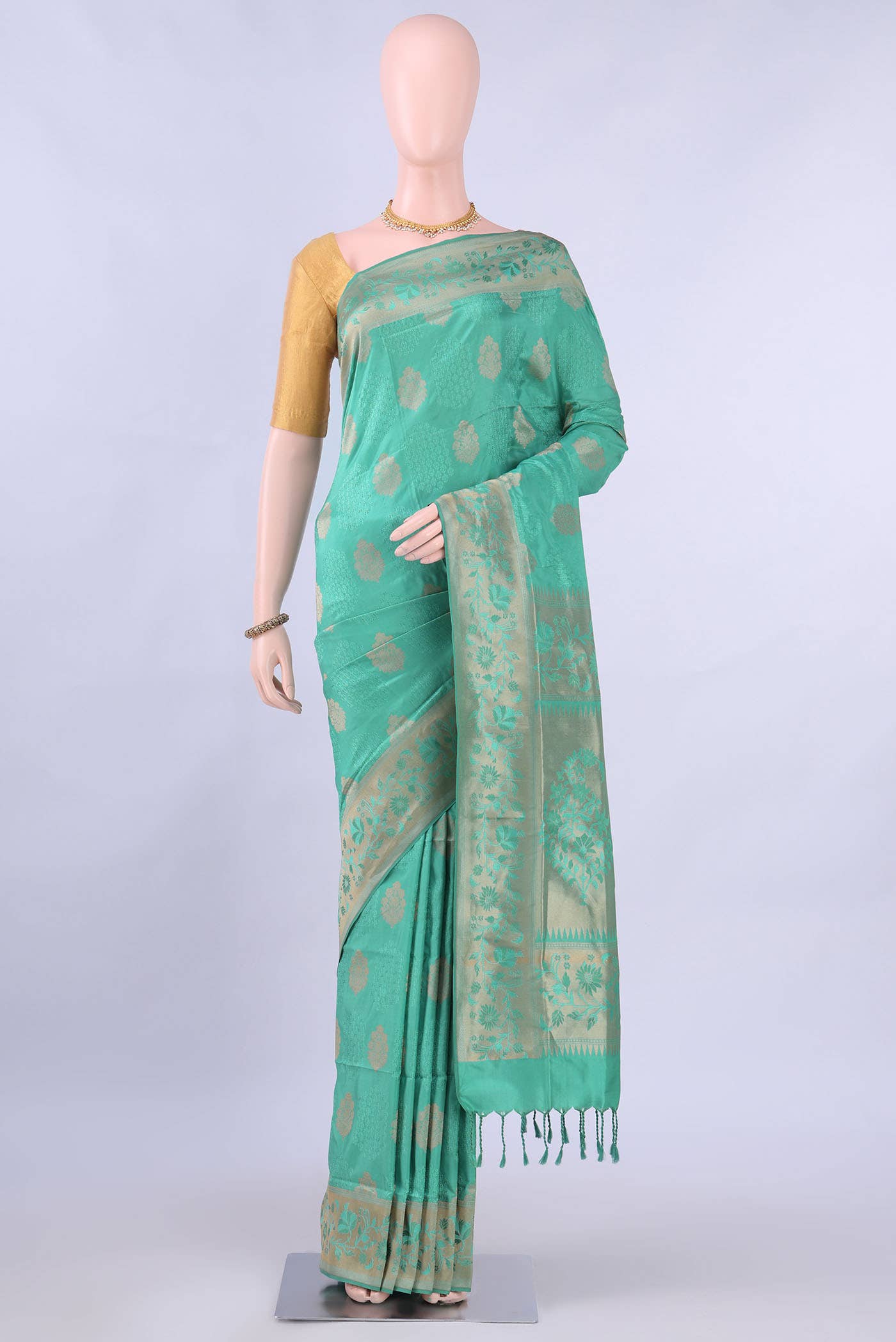 Light Green Soft Silk Saree