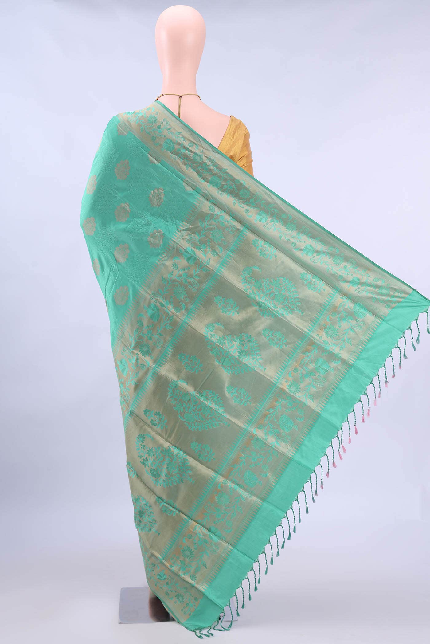 Light Green Soft Silk Saree