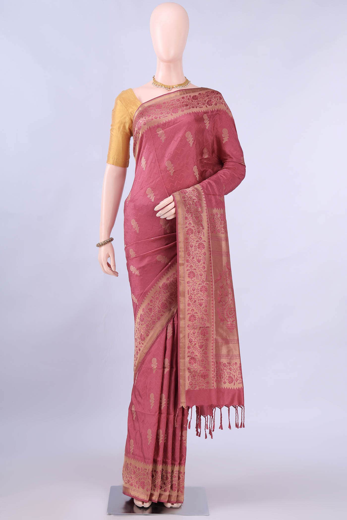 Coral Soft Silk Saree