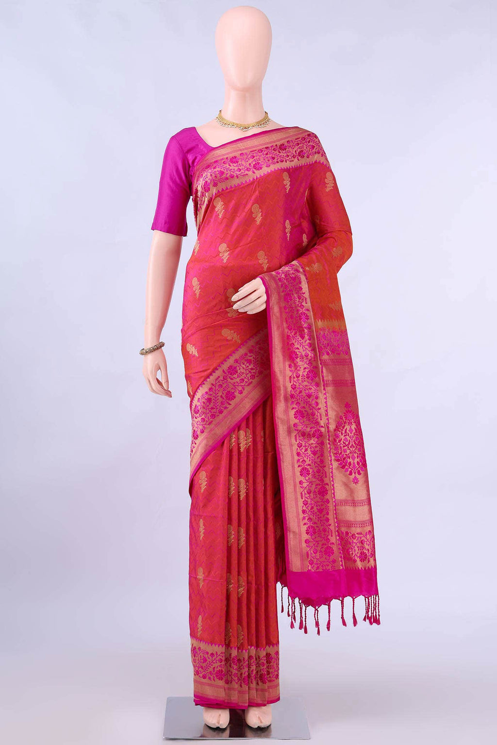 no Dual Tone Soft Silk Saree