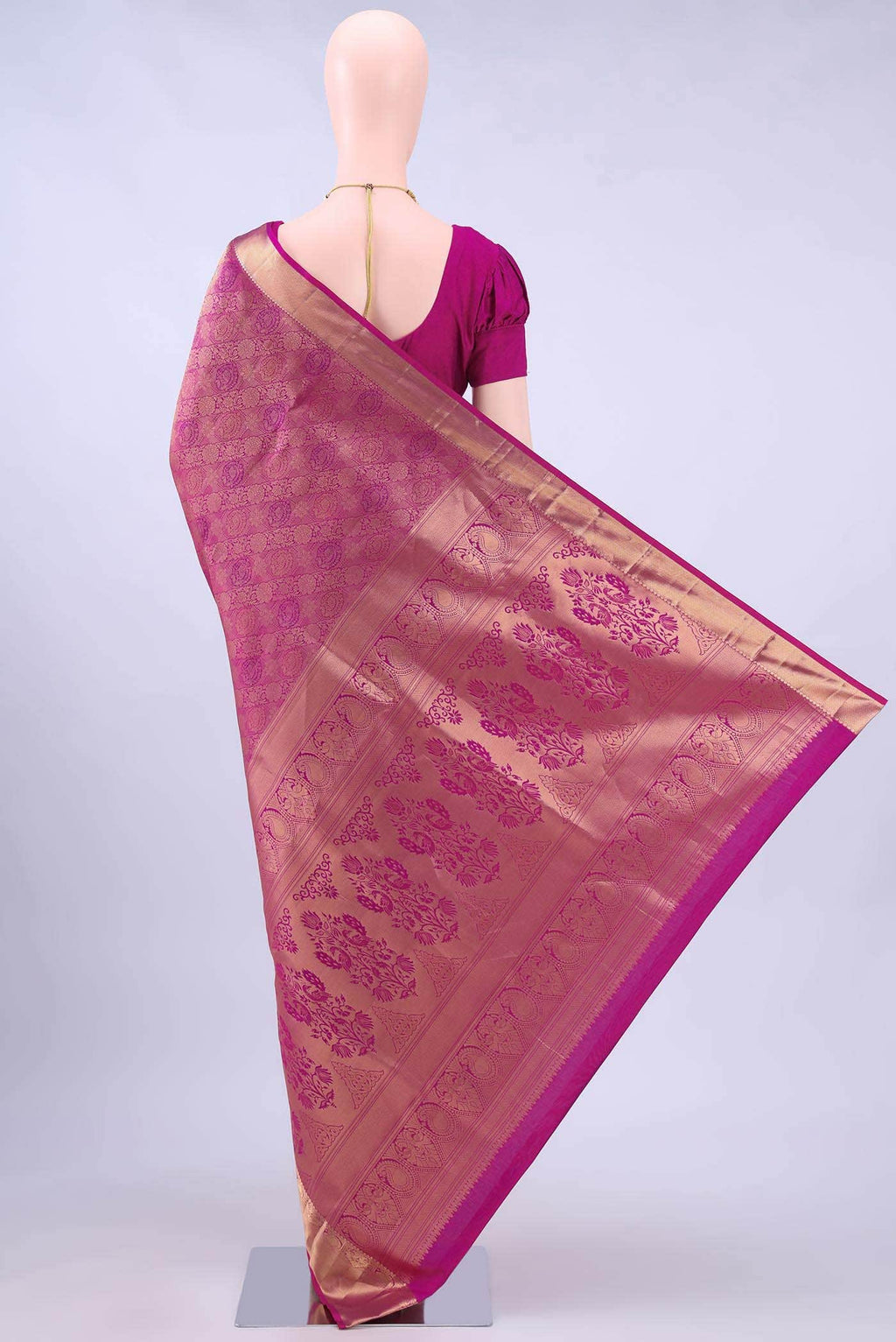 Magenta Soft Silk Saree