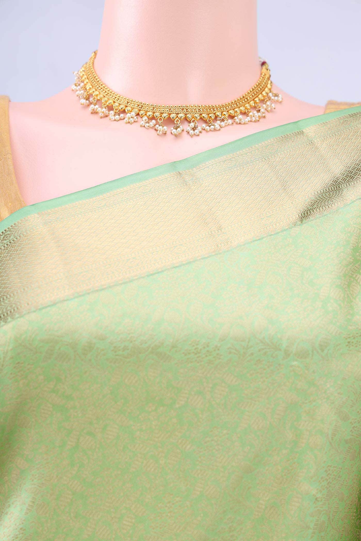 Light Green Soft Silk Saree