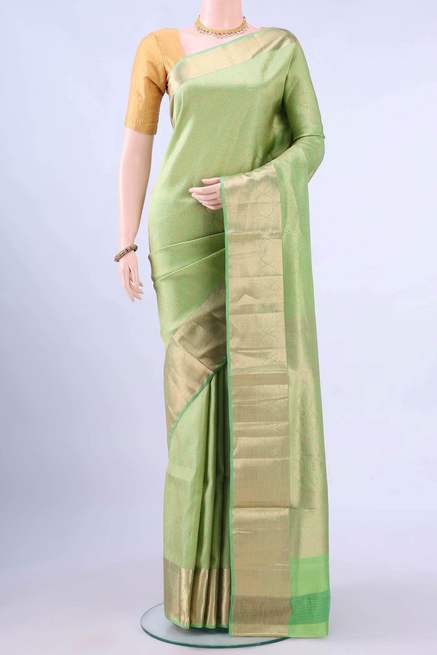 Light Green Soft Silk Saree