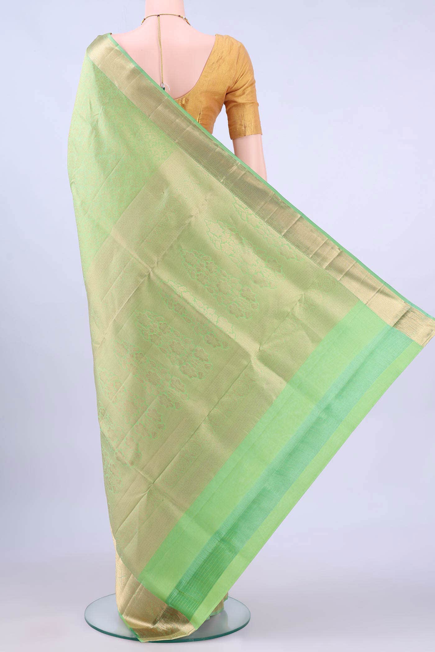 Light Green Soft Silk Saree