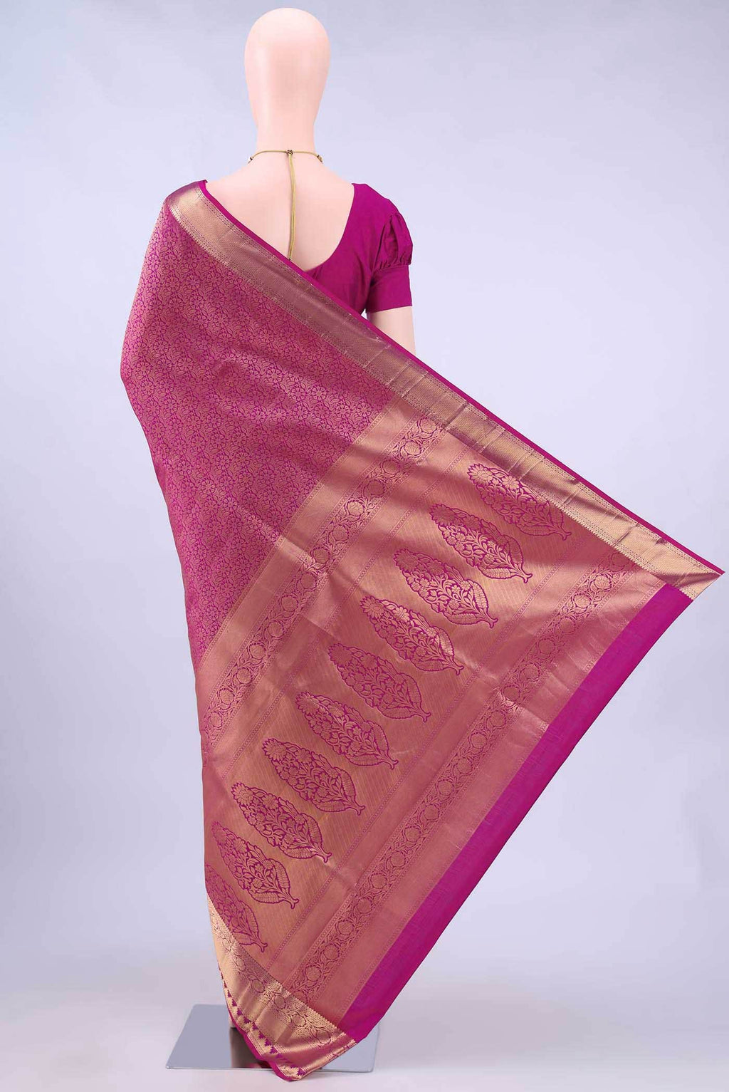 Magenta Soft Silk Saree
