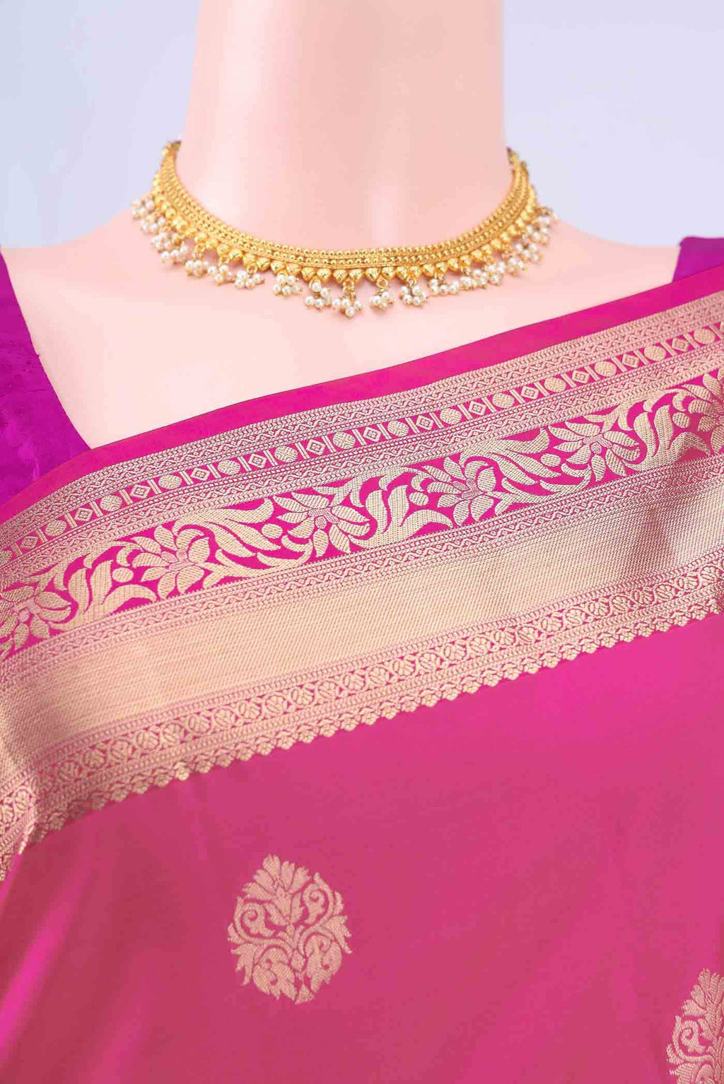 Pink Soft Silk Saree