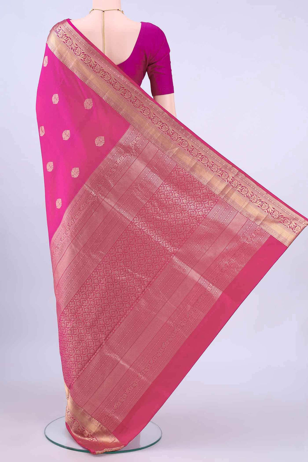 Pink Soft Silk Saree