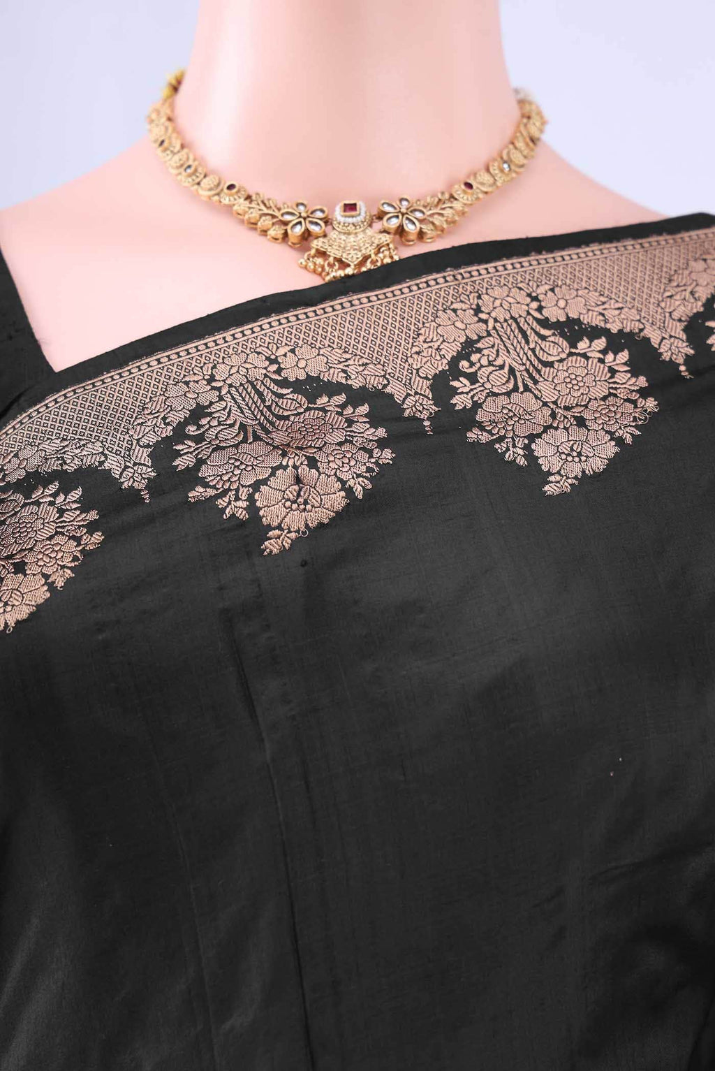 multi Dual Tone Banarasi Katan Silk Saree