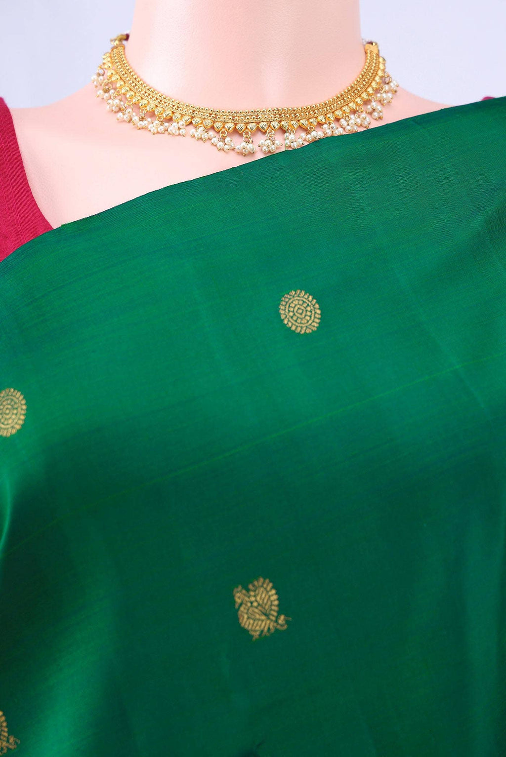 no Dual Tone Kanchipuram Silk Saree