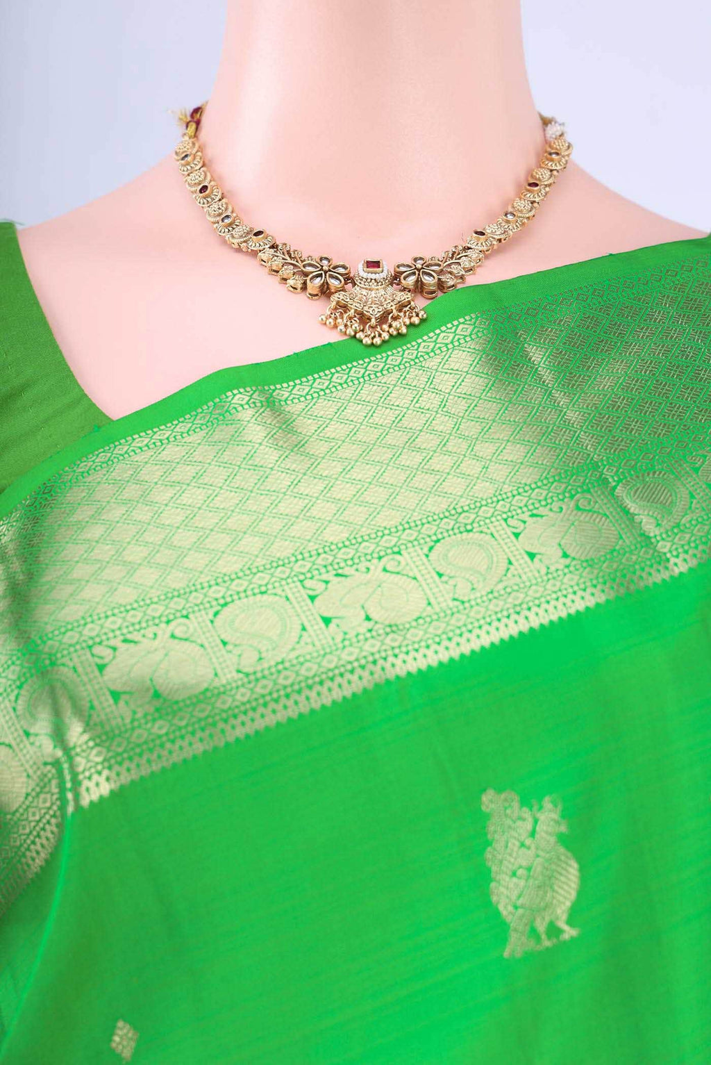 Green Kanchipuram Silk Saree
