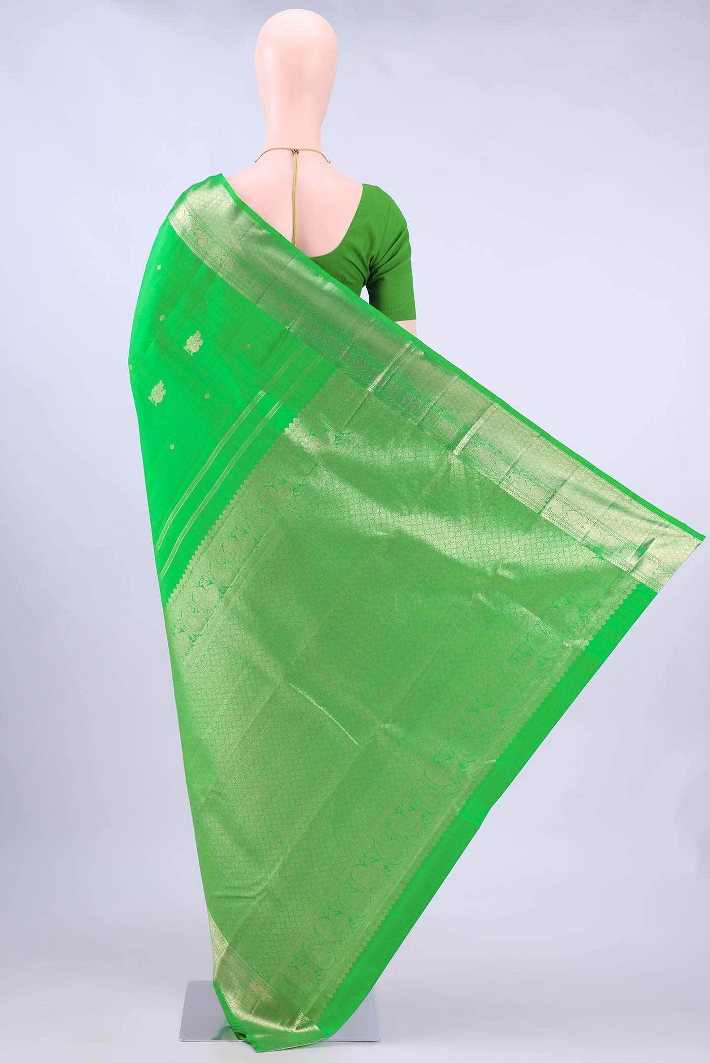 Green Kanchipuram Silk Saree