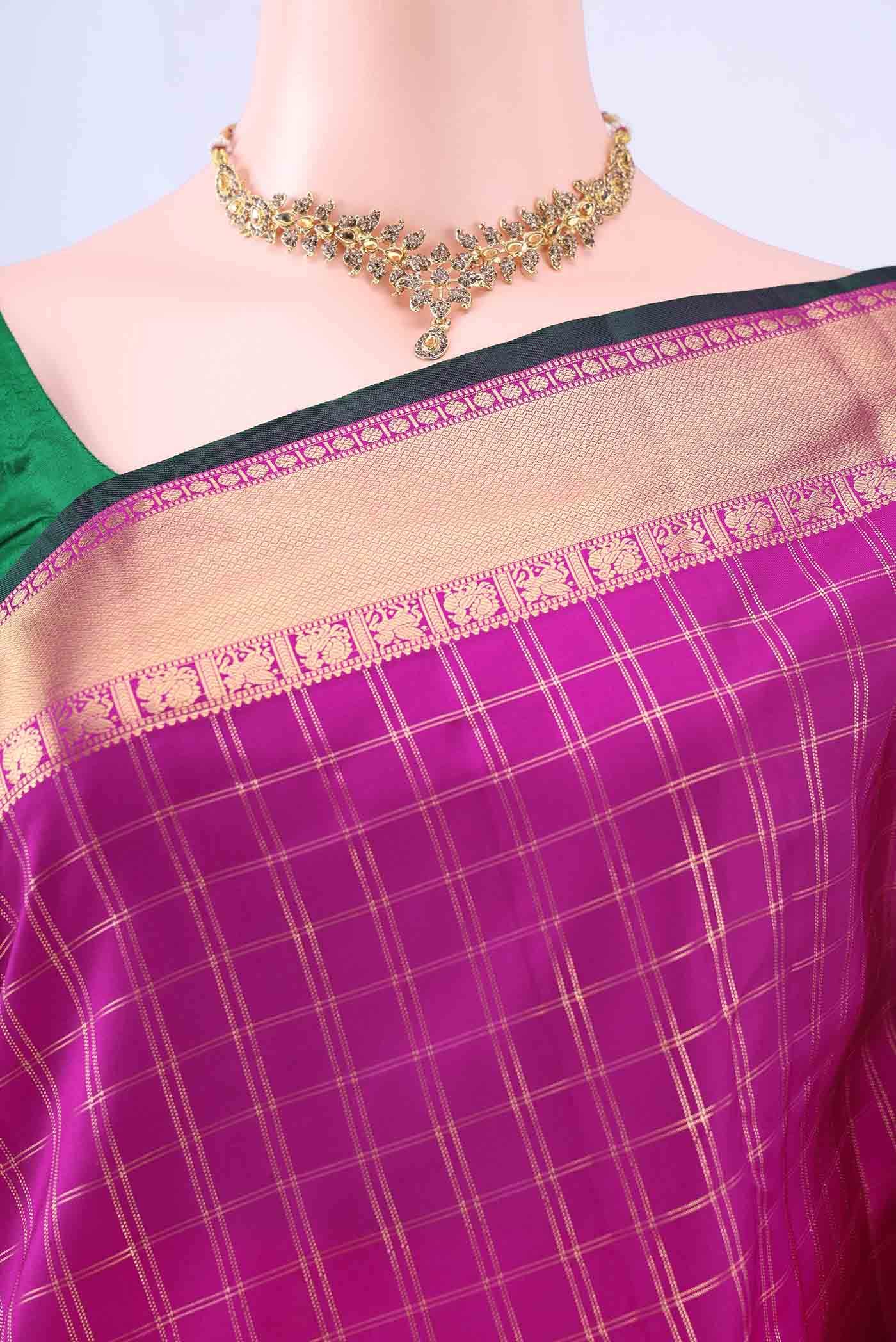 Rani Pink Nangavalli Silk [ Salem ] Saree