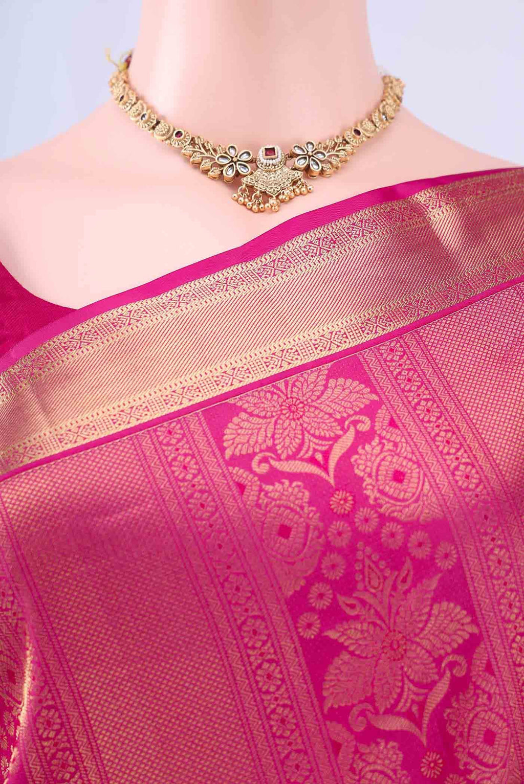Pink Soft Silk Saree
