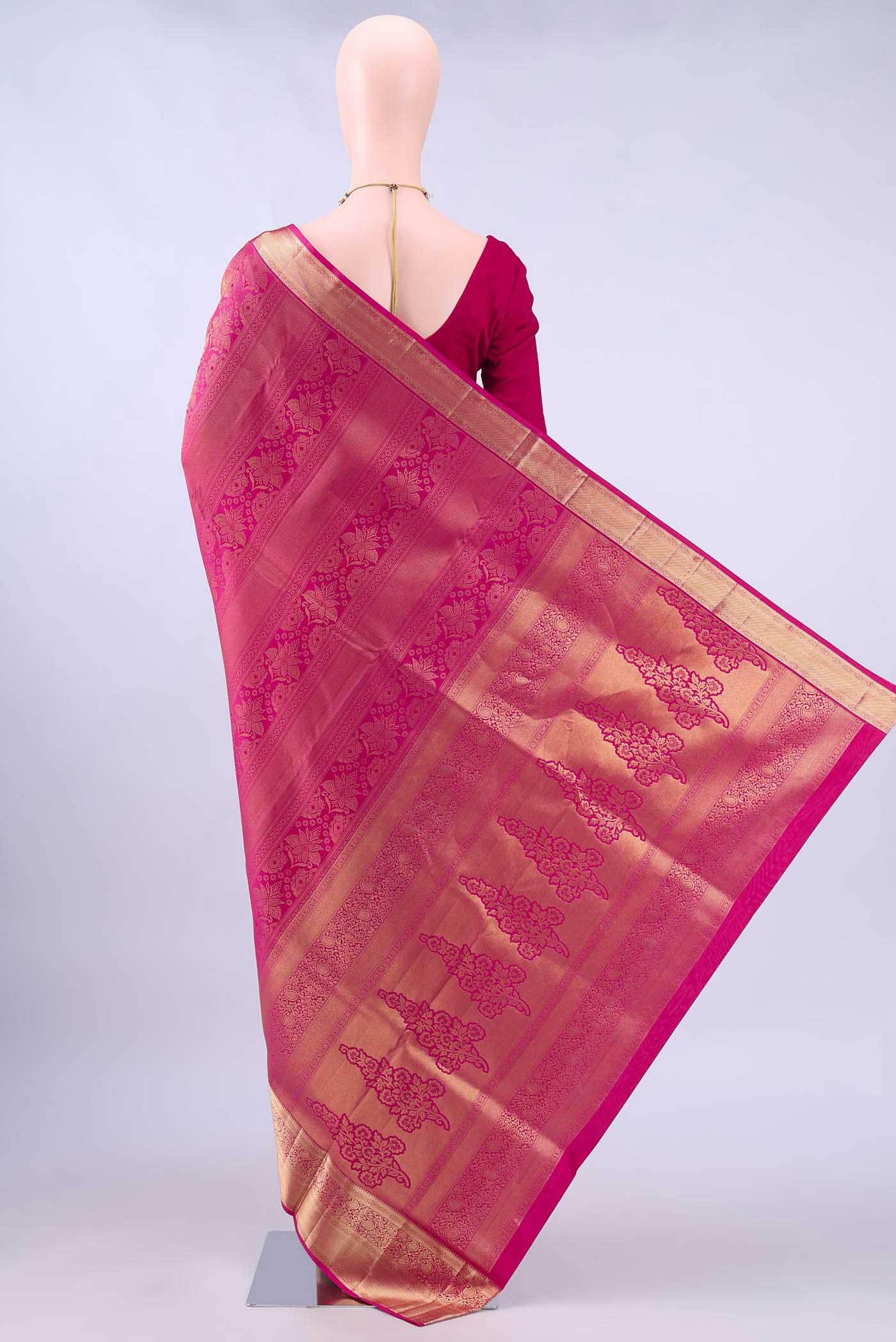 Pink Soft Silk Saree