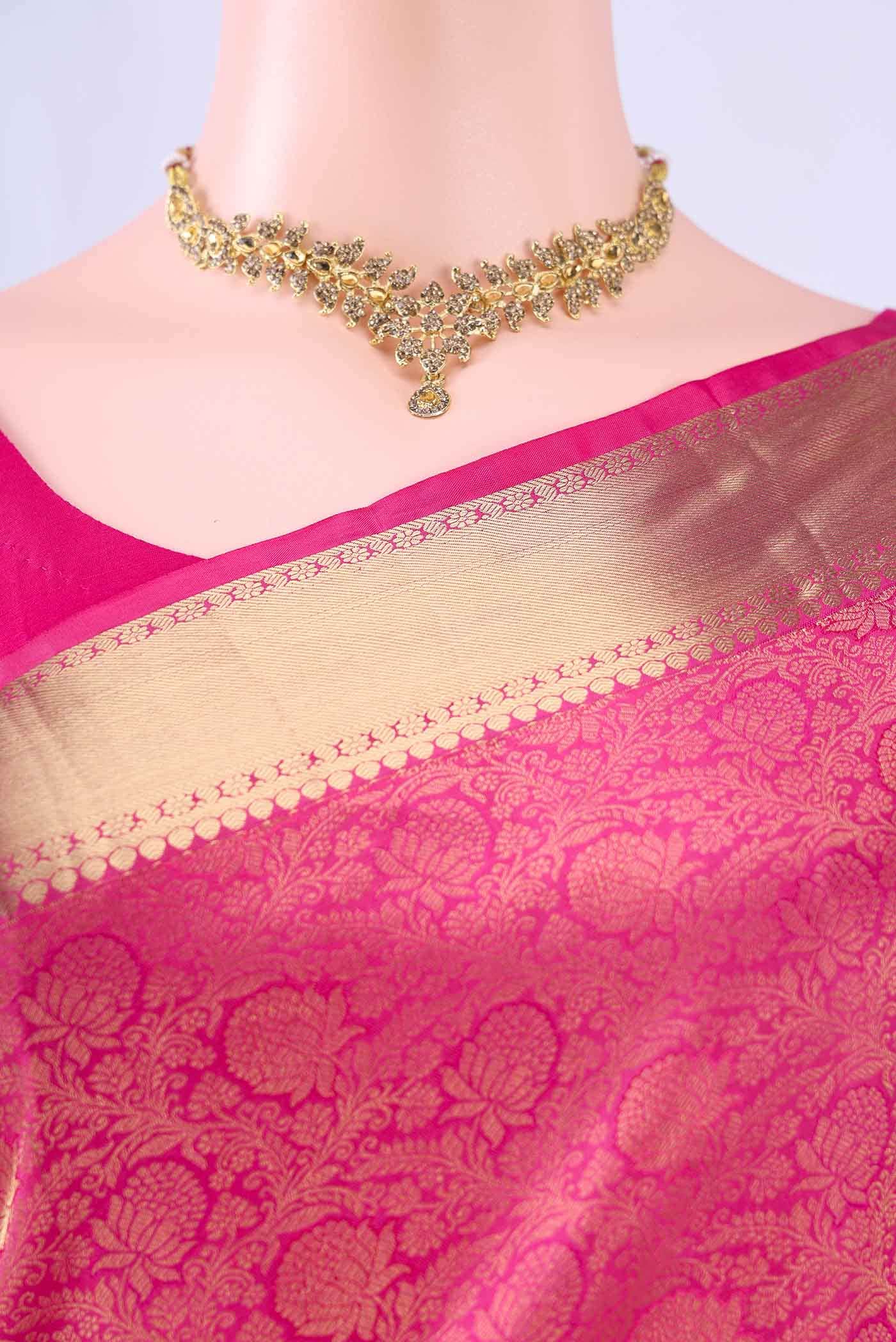 Pink Soft Silk Saree