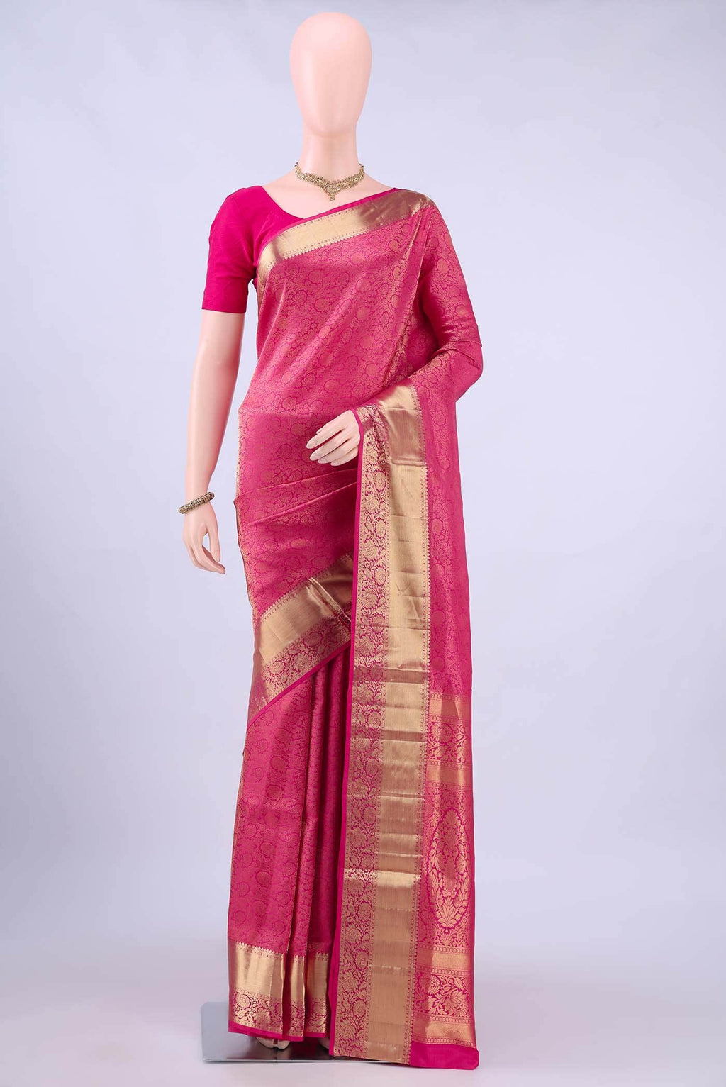Pink Soft Silk Saree