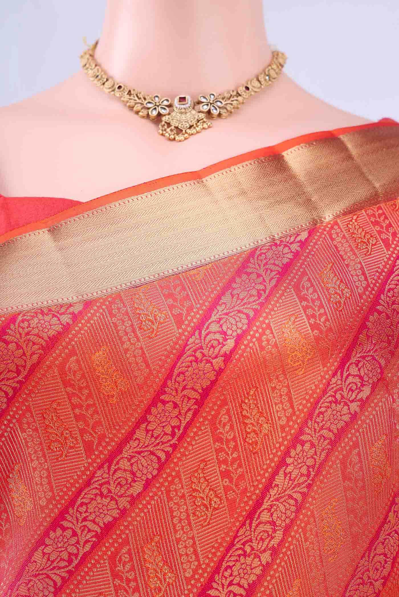 multi Dual Tone Soft Silk Saree