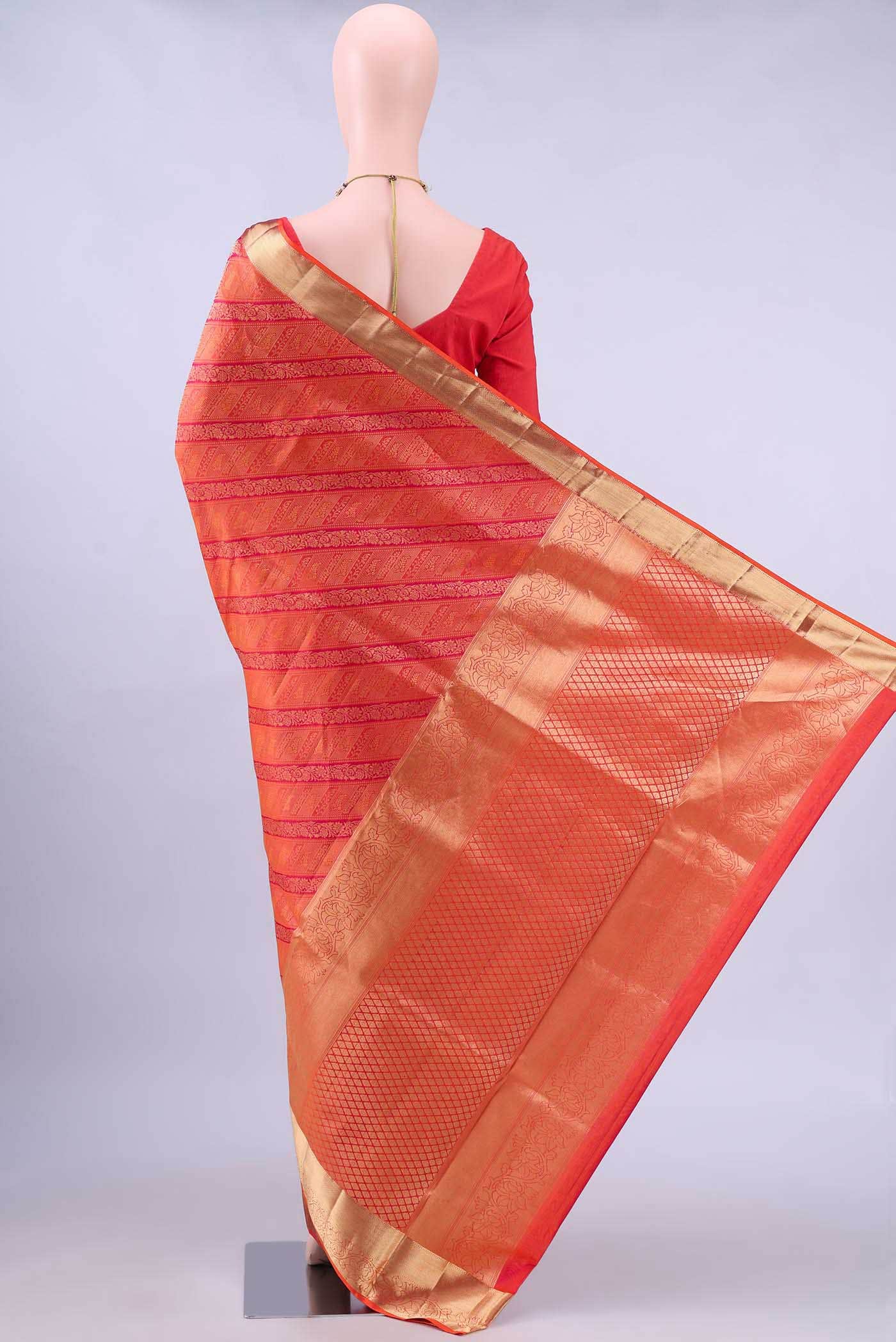 multi Dual Tone Soft Silk Saree