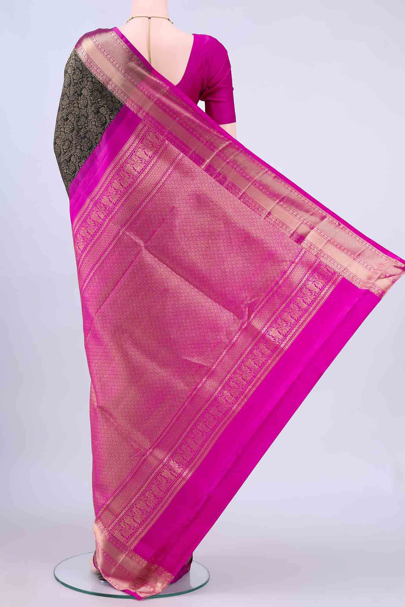 no Dual Tone Soft Silk Saree