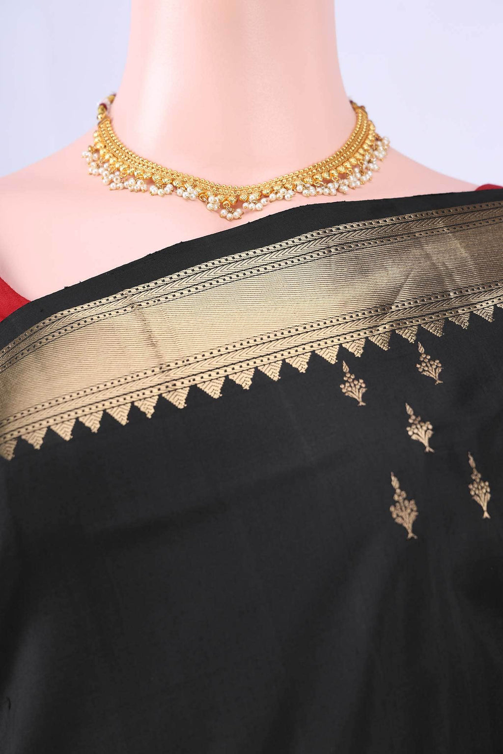 Black Soft Silk Saree