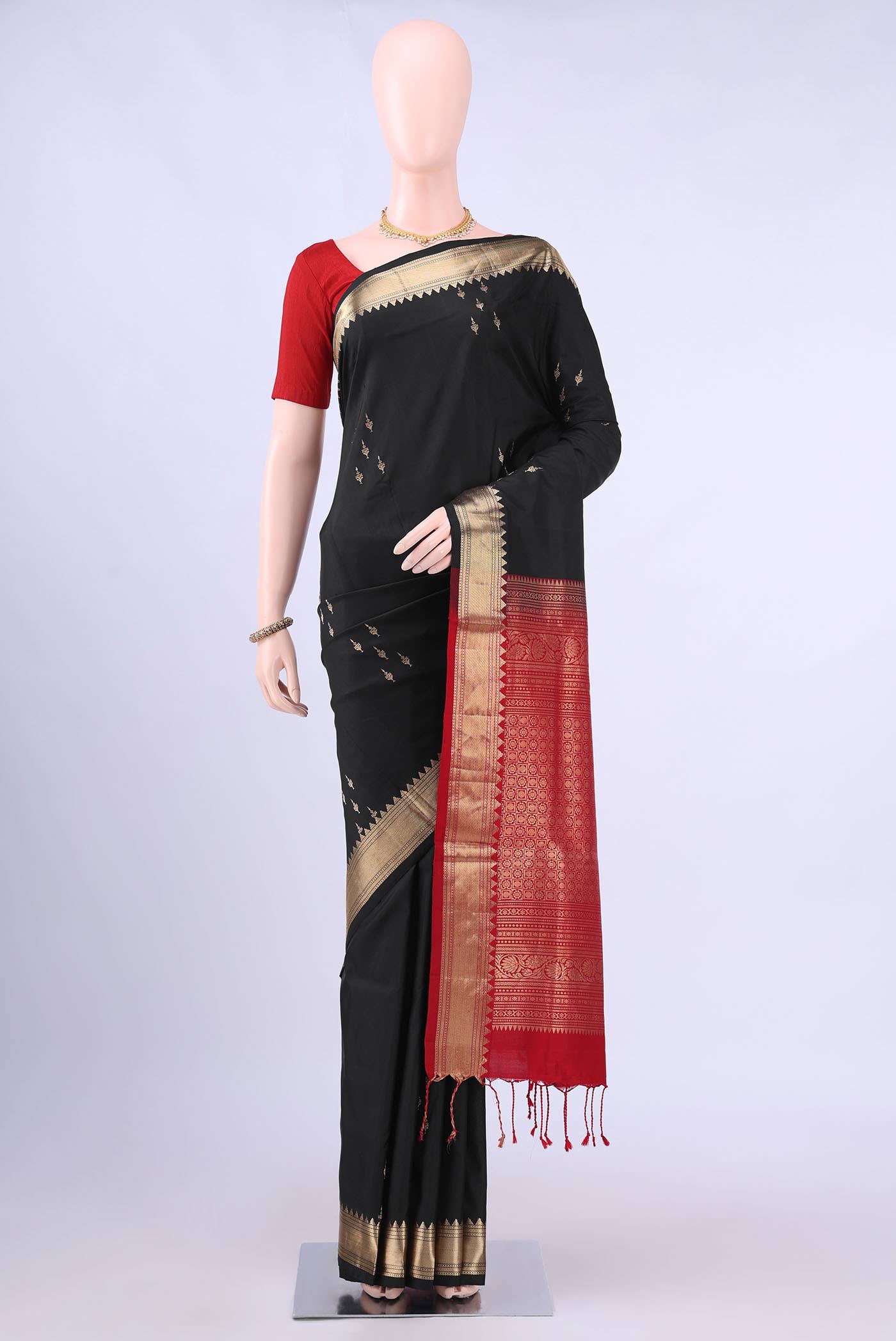 Black Soft Silk Saree