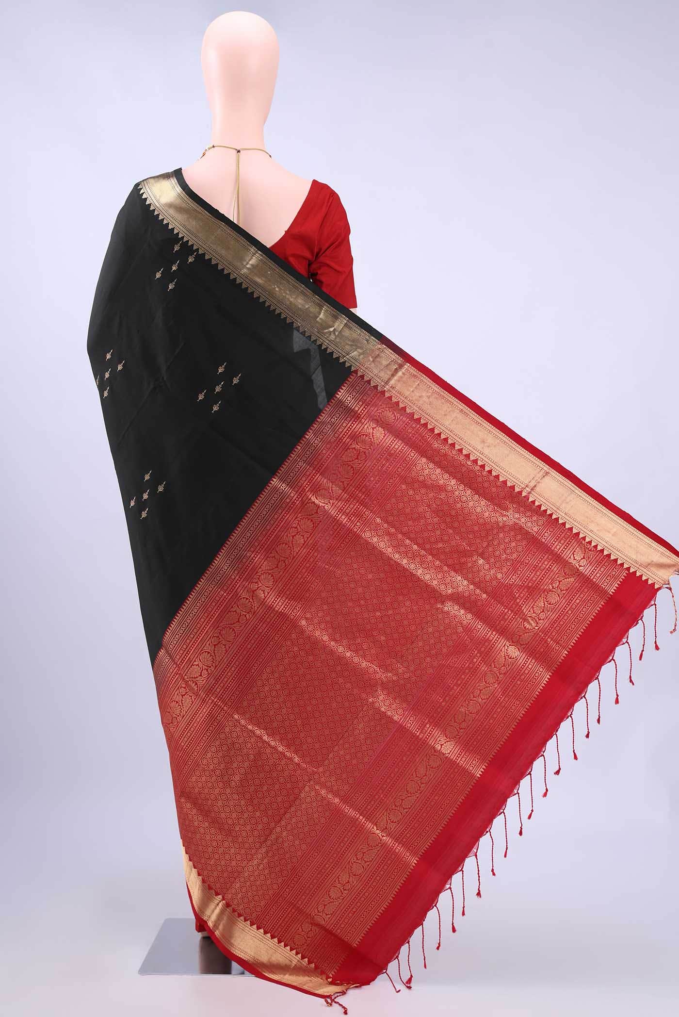 Black Soft Silk Saree