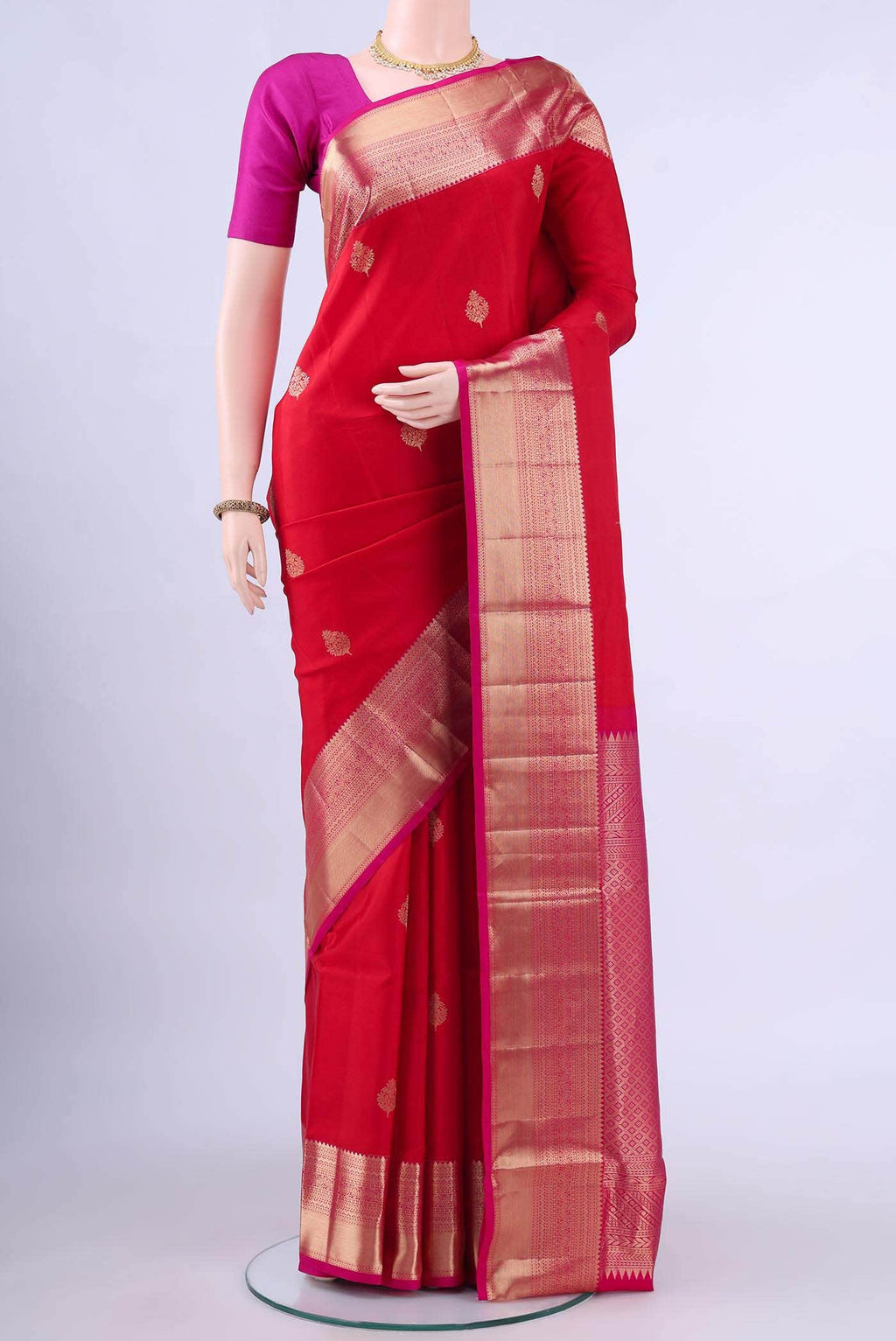 Red Soft Silk Saree