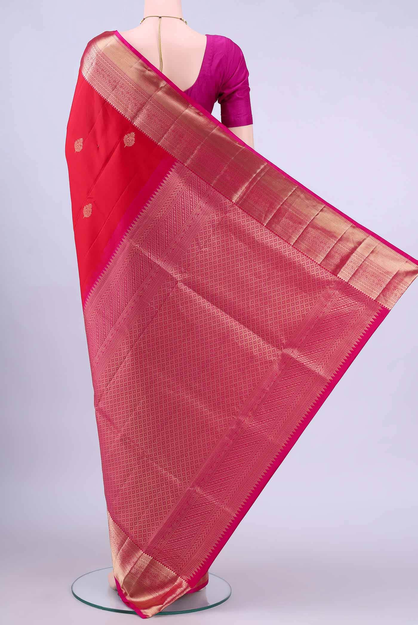 Red Soft Silk Saree