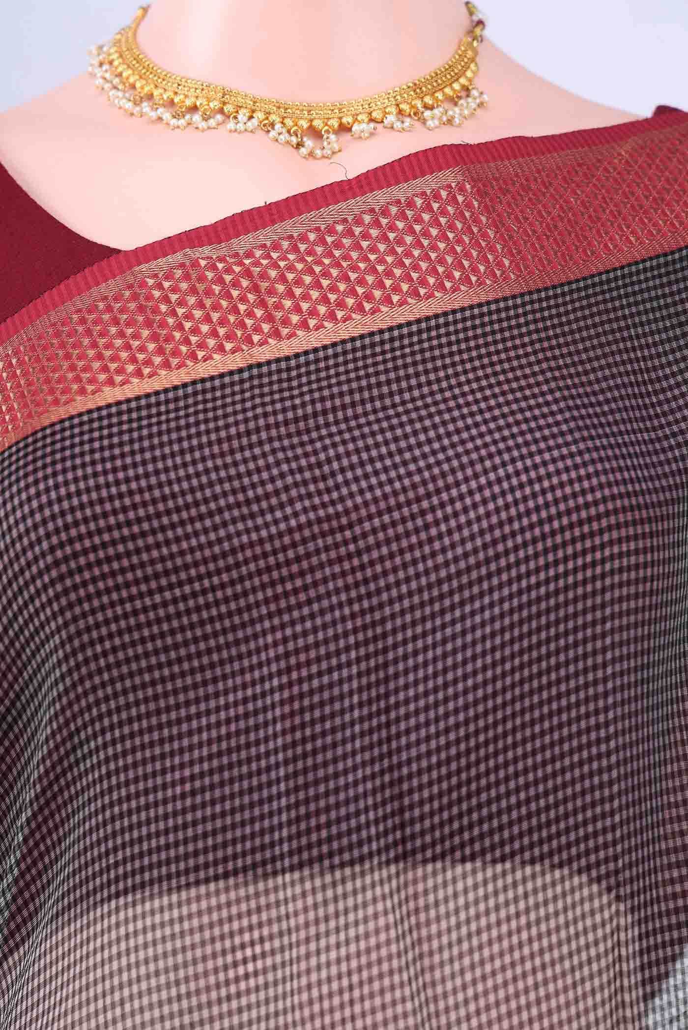 Davys Grey MP Tussar Saree