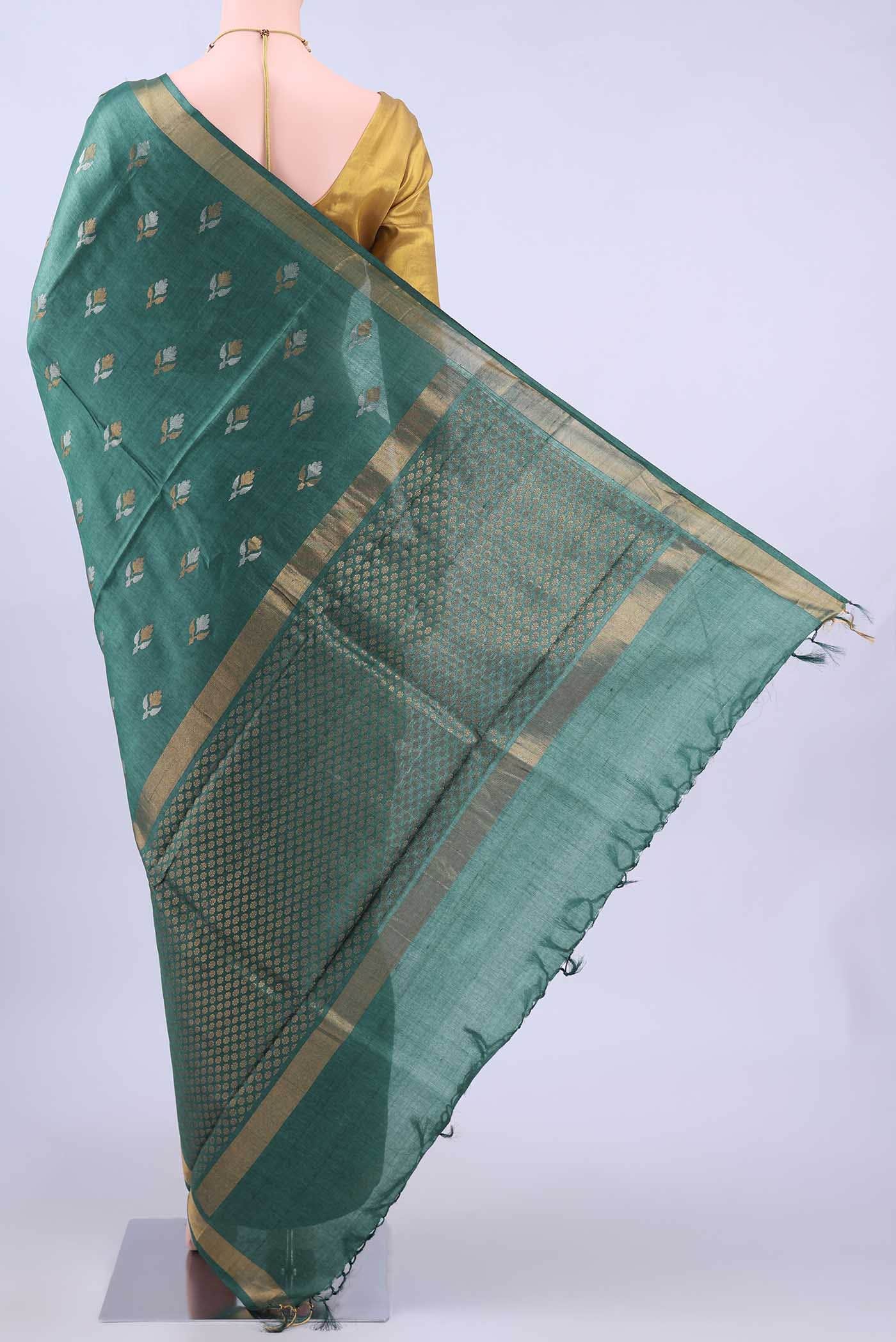 Green MP Tussar Saree