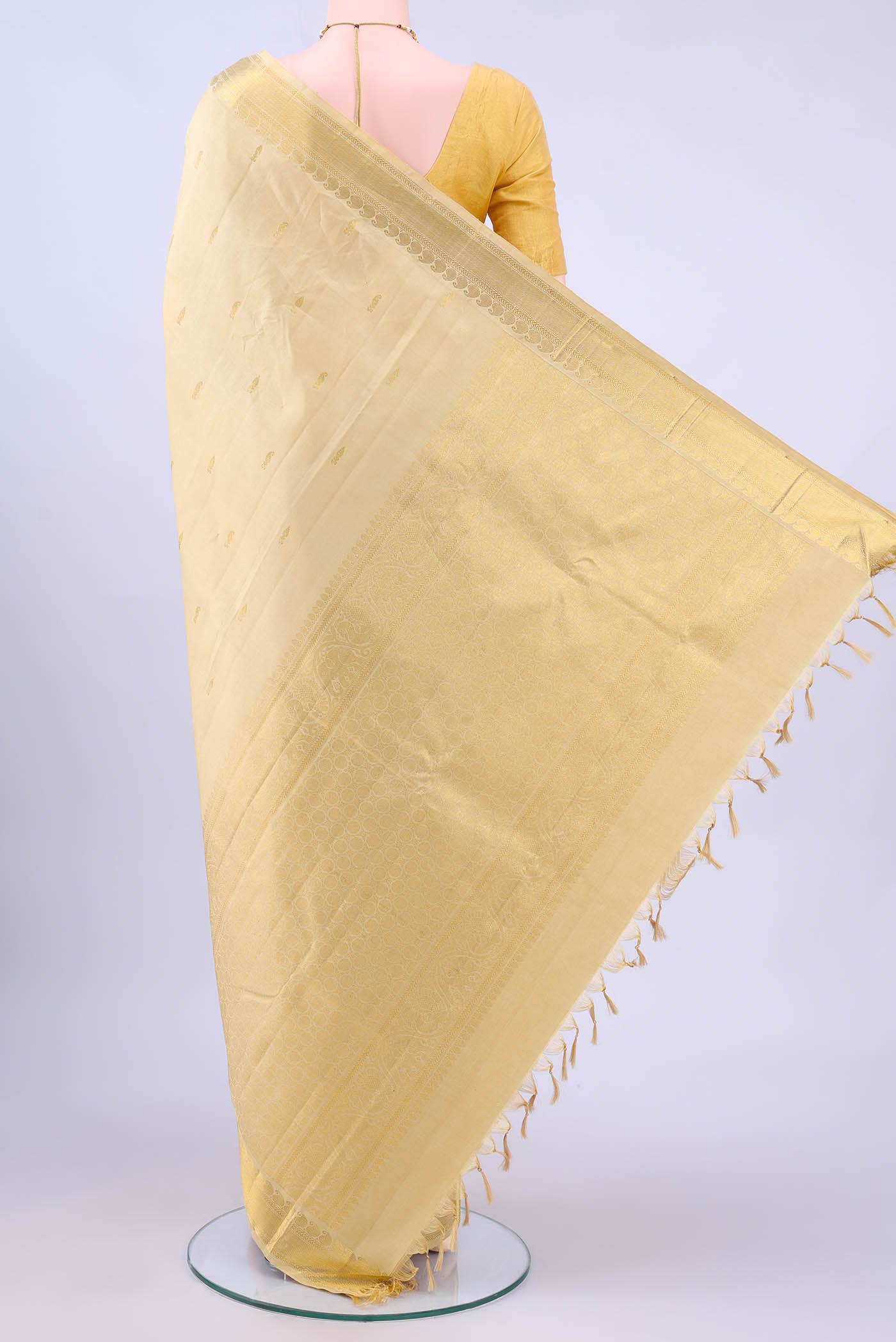 no Dual Tone Kanchipuram Silk Saree
