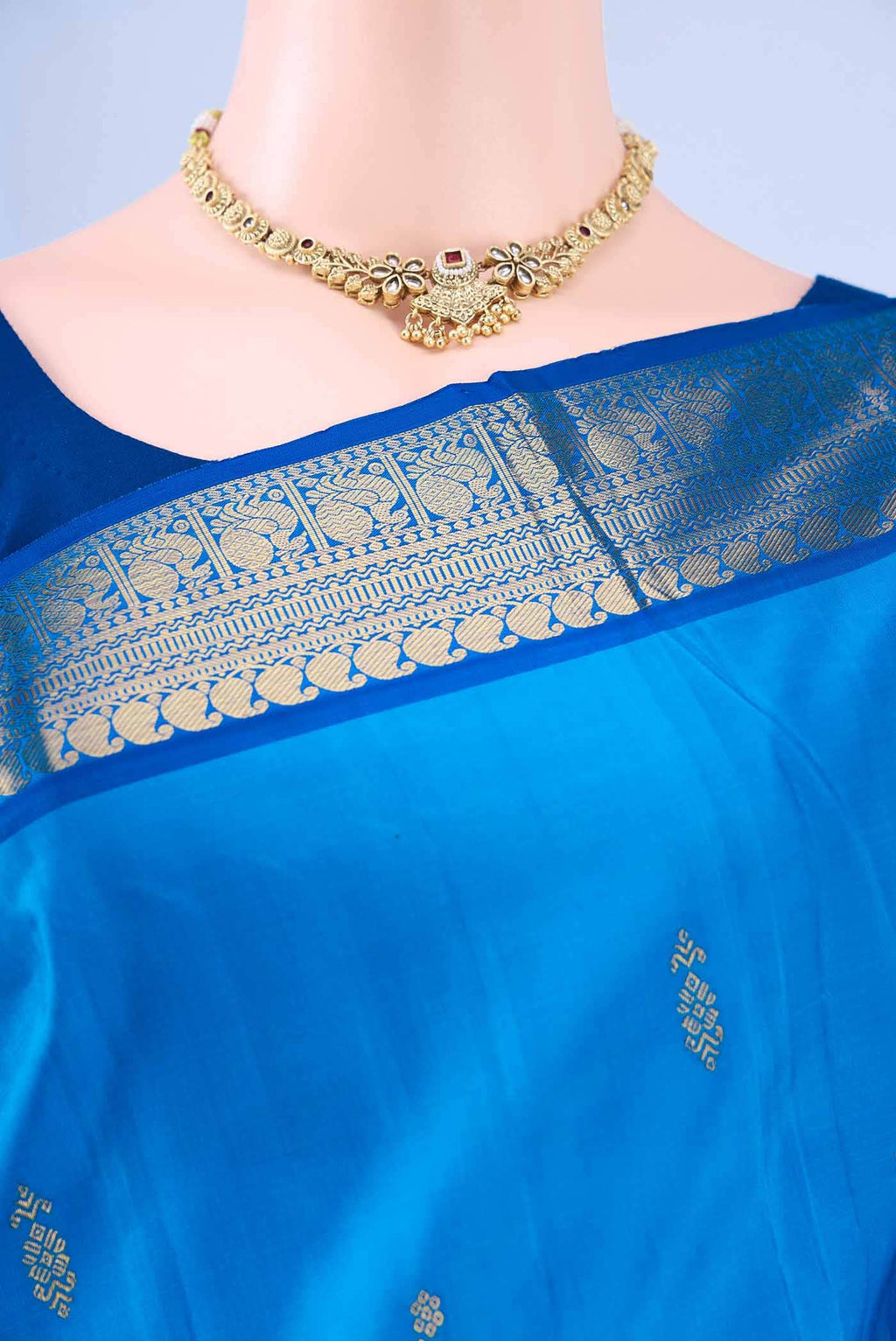 no Dual Tone Kanchipuram Silk Saree