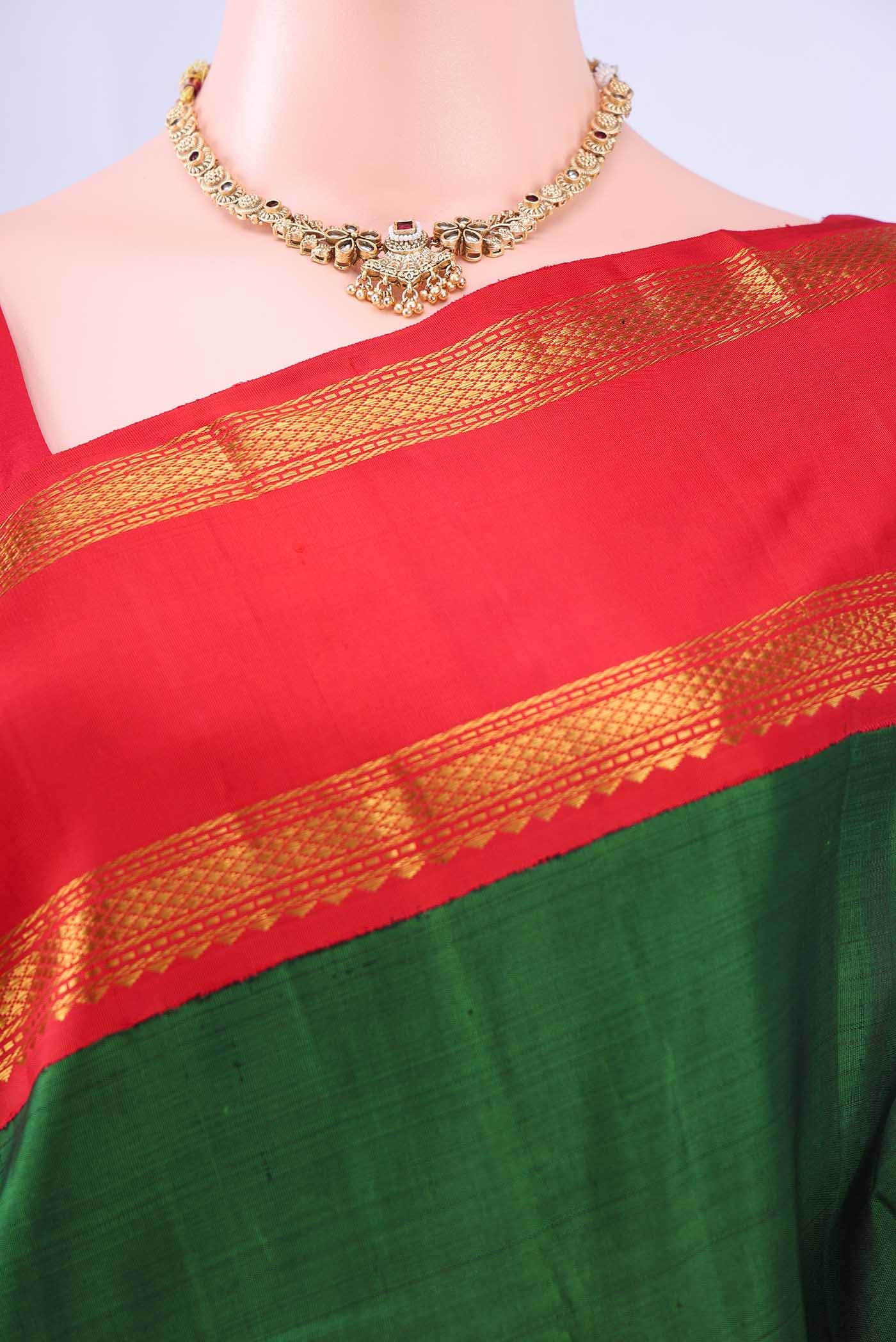 Blue Kanchipuram Silk Saree