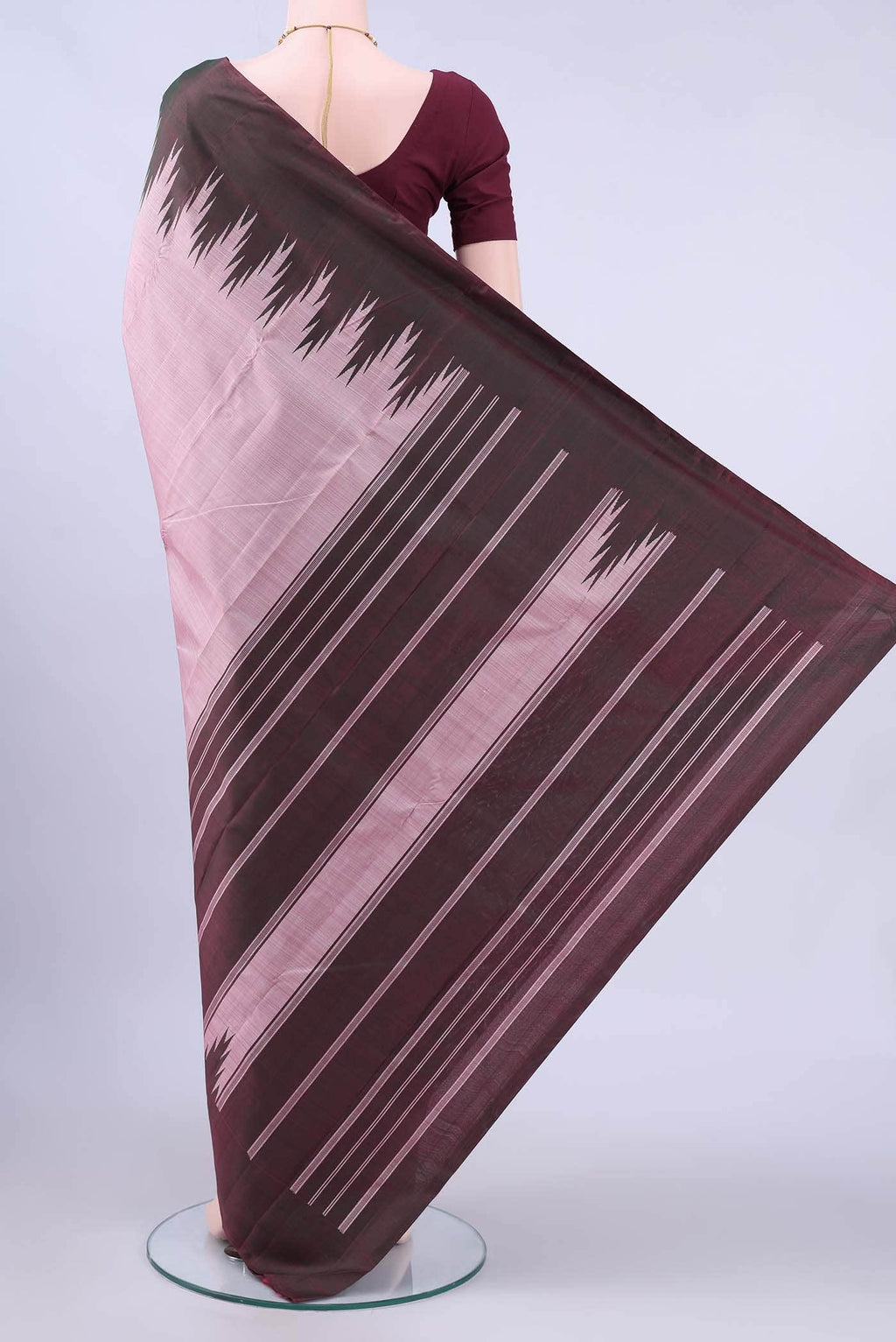 no Dual Tone Kanchipuram Silk Saree