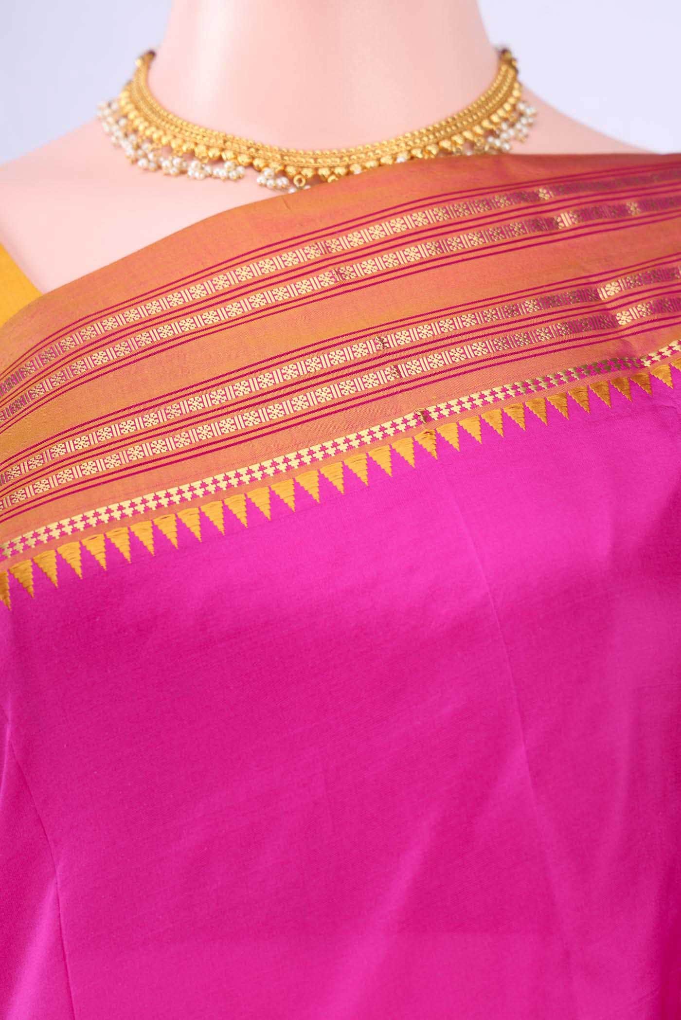 no Dual Tone Narayanpet Silk Saree