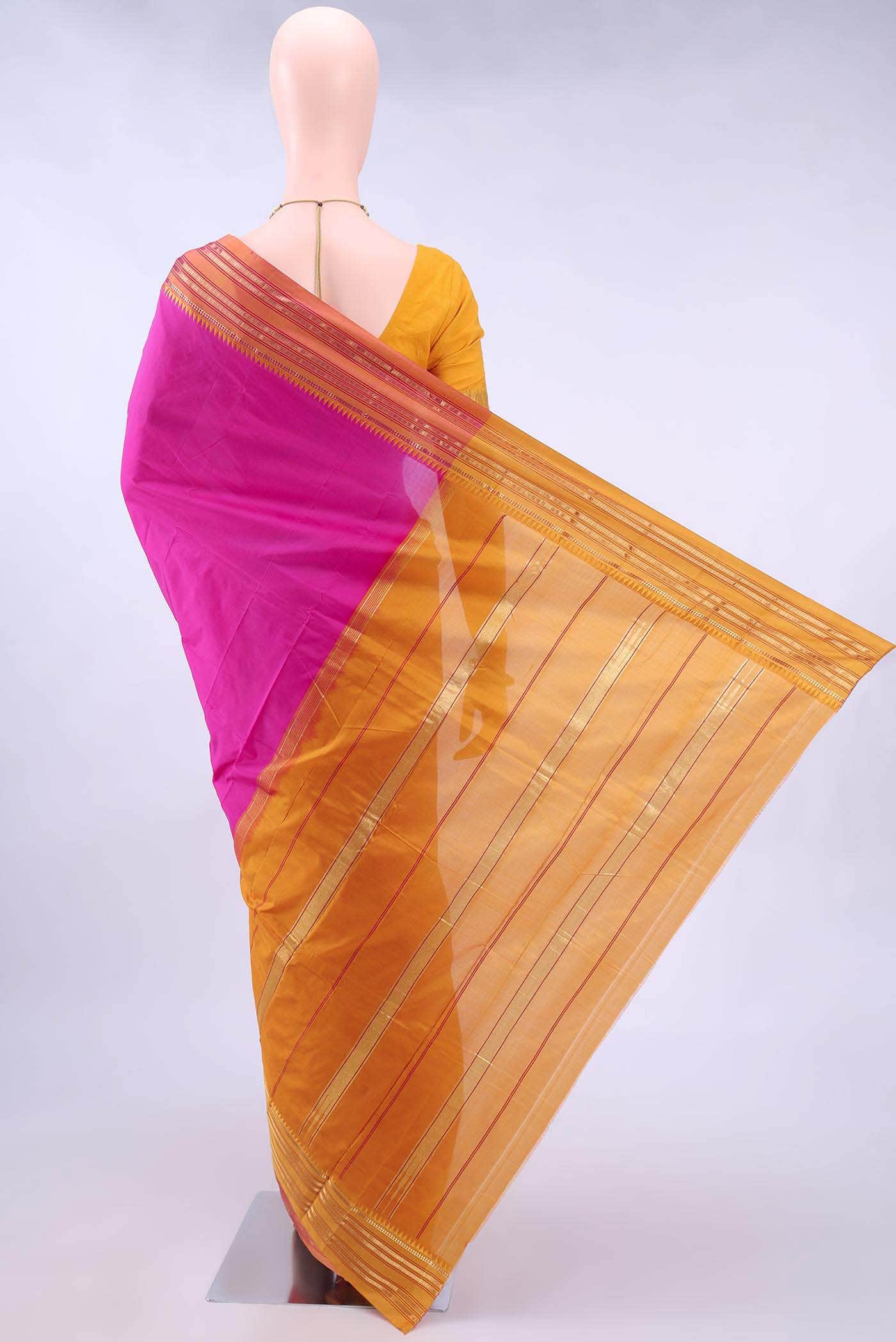 no Dual Tone Narayanpet Silk Saree