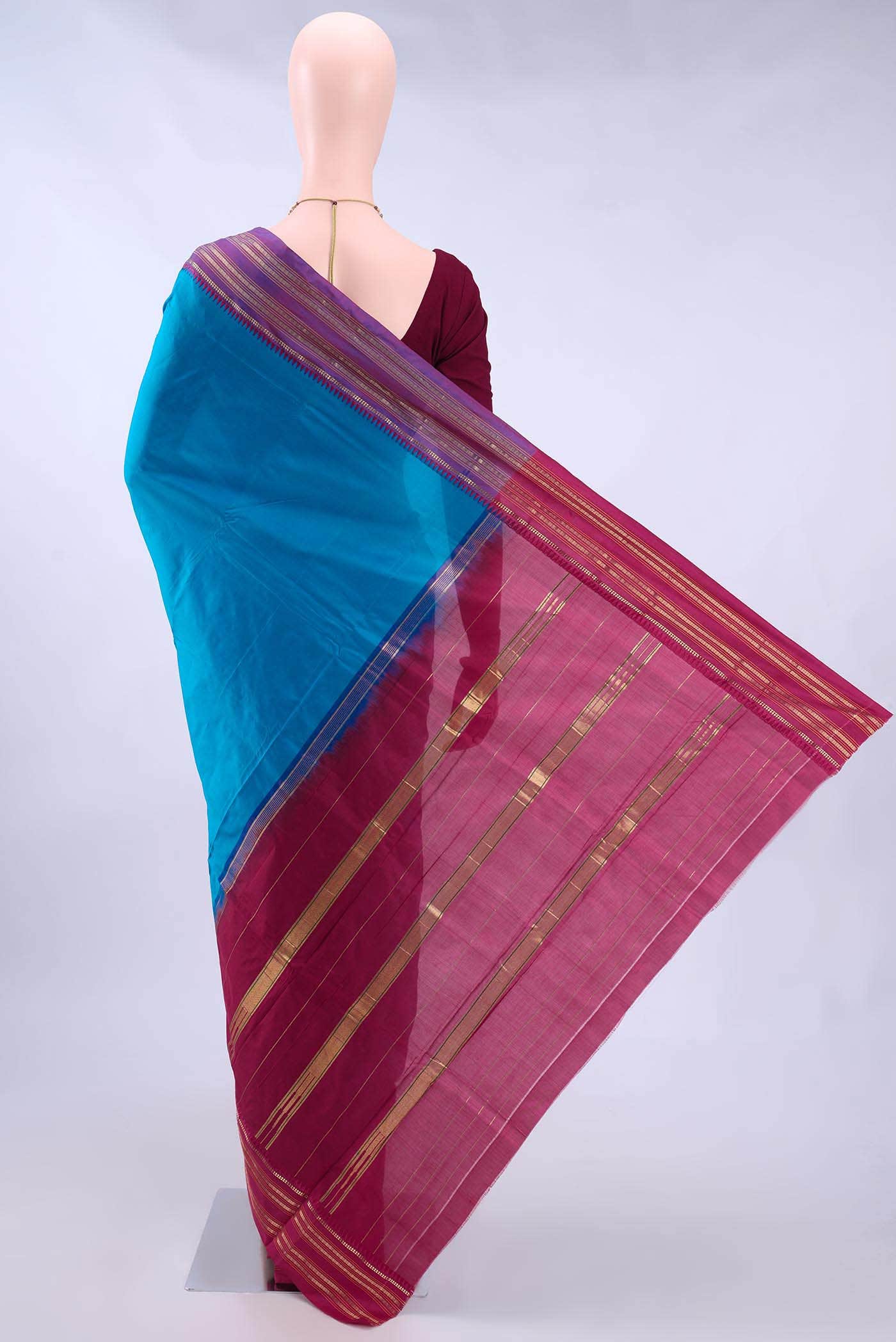 no Dual Tone Narayanpet Silk Saree