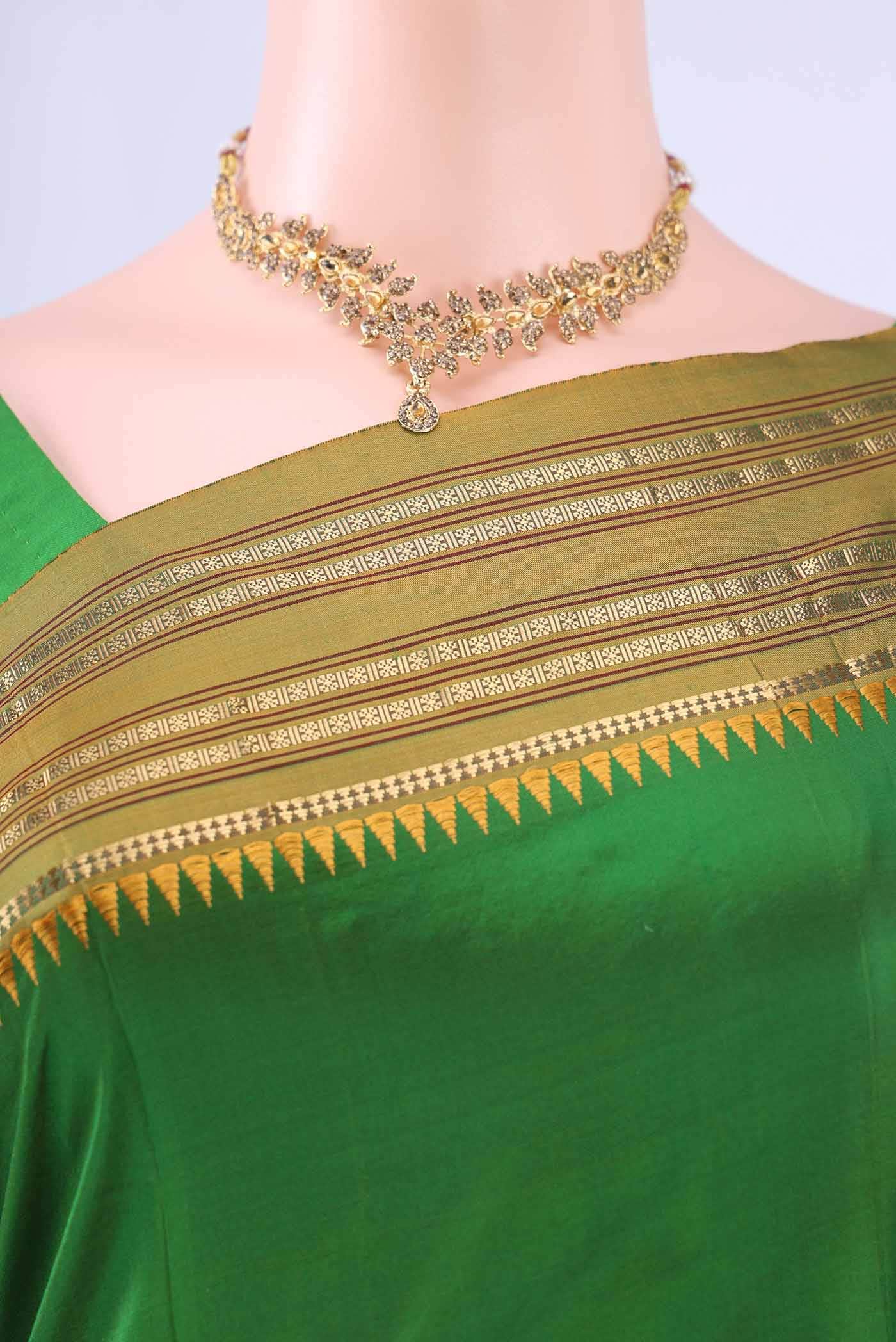 no Dual Tone Narayanpet Silk Saree