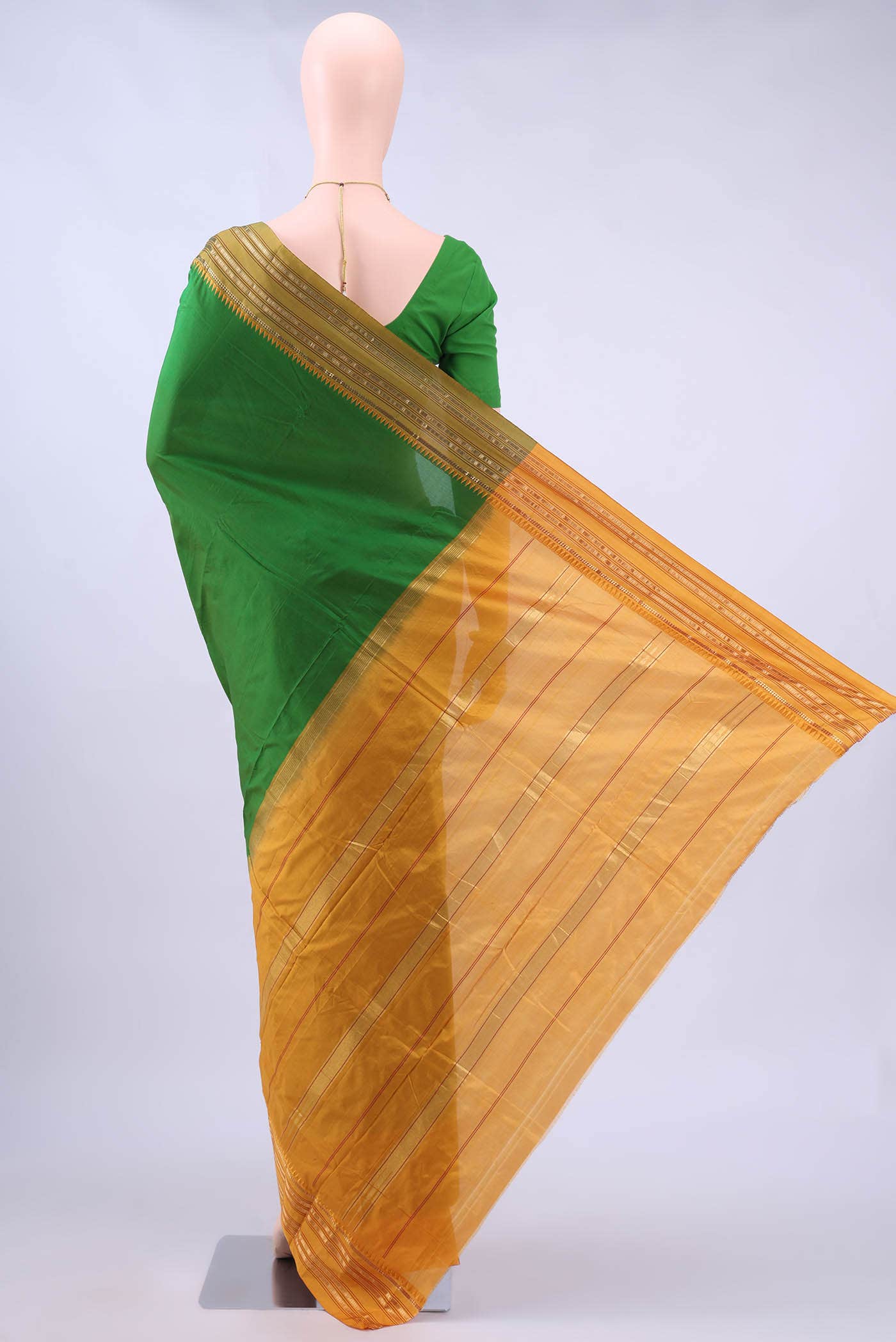 no Dual Tone Narayanpet Silk Saree