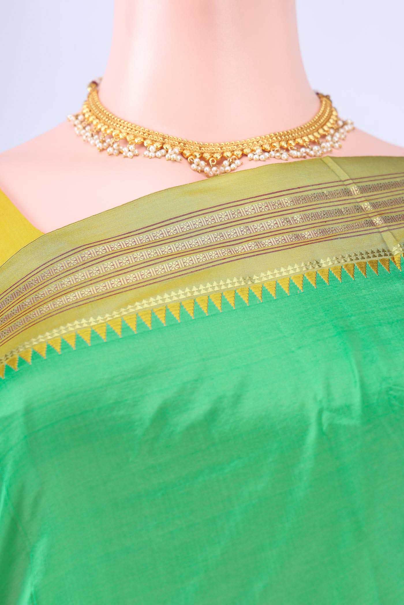 no Dual Tone Narayanpet Silk Saree